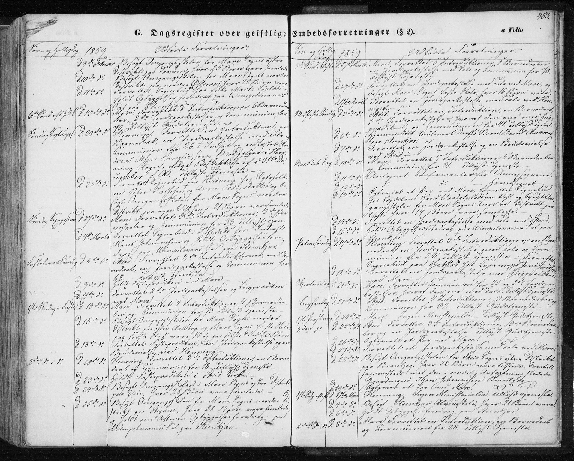 Ministerialprotokoller, klokkerbøker og fødselsregistre - Nord-Trøndelag, AV/SAT-A-1458/735/L0342: Parish register (official) no. 735A07 /1, 1849-1862, p. 453