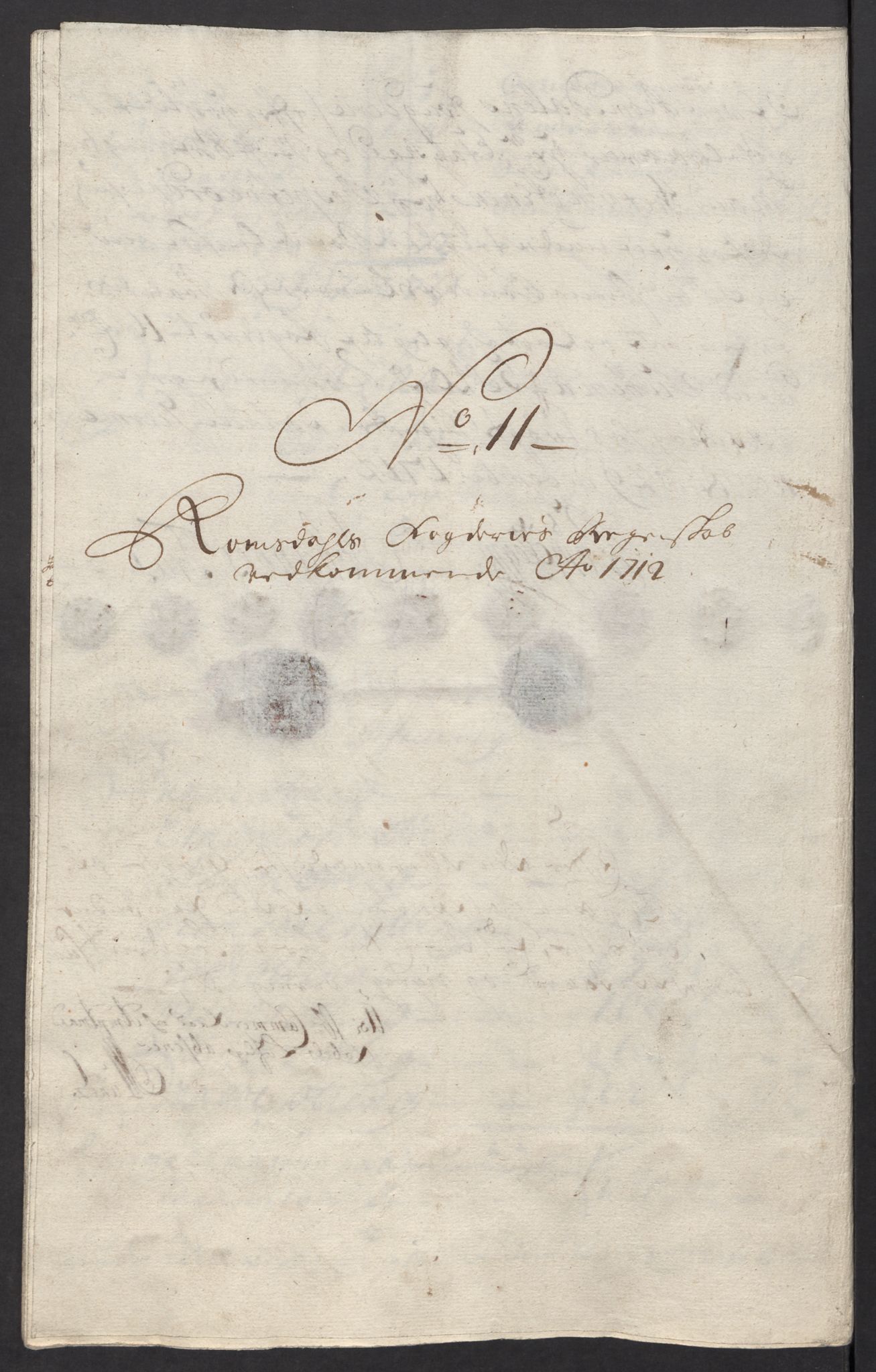 Rentekammeret inntil 1814, Reviderte regnskaper, Fogderegnskap, AV/RA-EA-4092/R55/L3661: Fogderegnskap Romsdal, 1712, p. 123