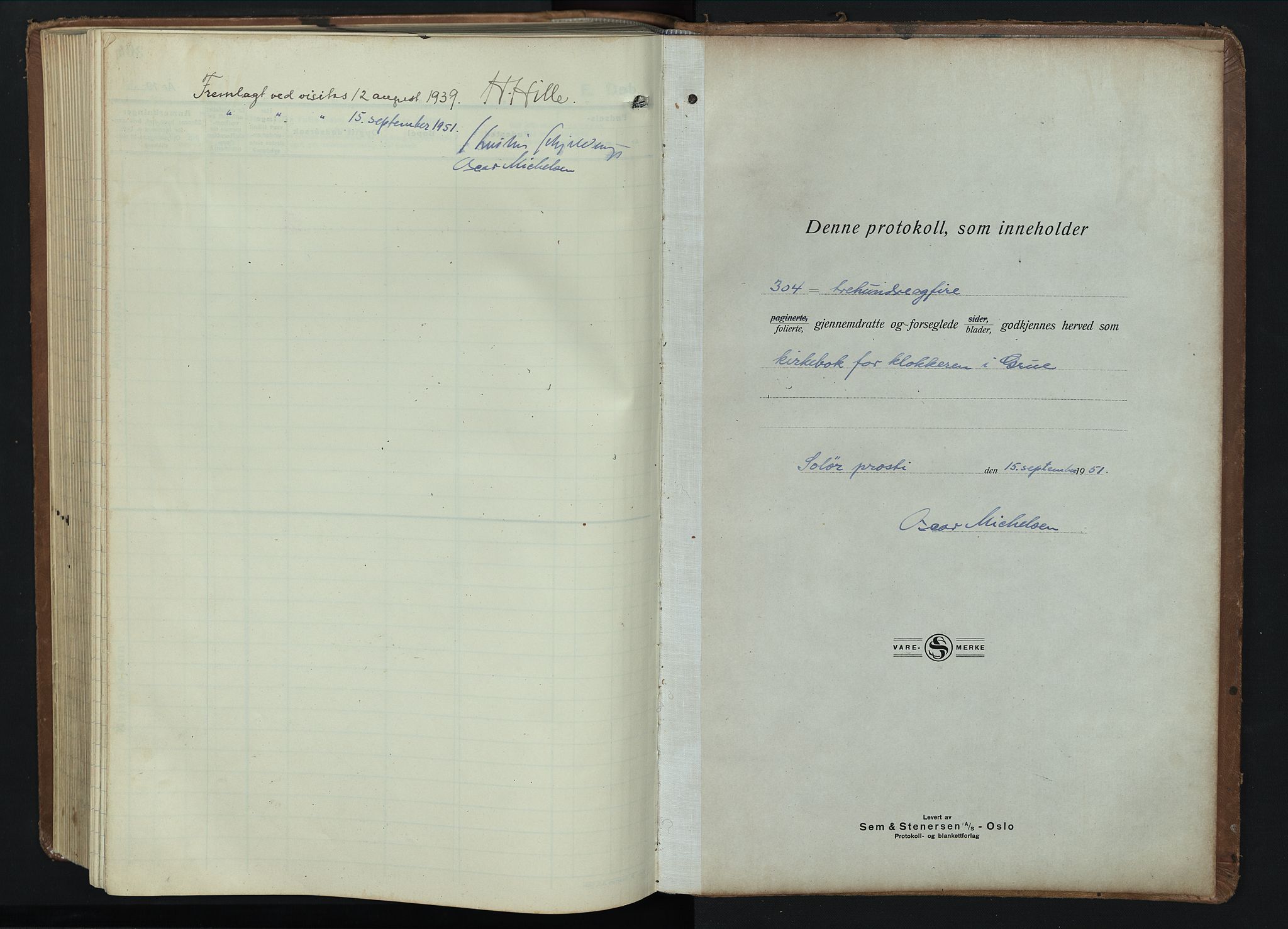 Grue prestekontor, AV/SAH-PREST-036/H/Ha/Hab/L0009: Parish register (copy) no. 9, 1935-1955