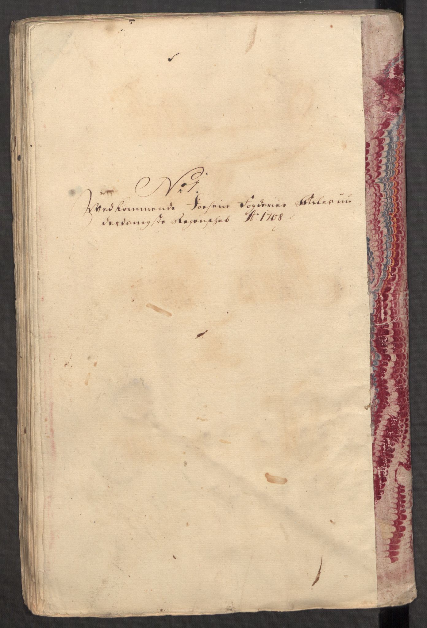 Rentekammeret inntil 1814, Reviderte regnskaper, Fogderegnskap, RA/EA-4092/R57/L3858: Fogderegnskap Fosen, 1708-1709, p. 75