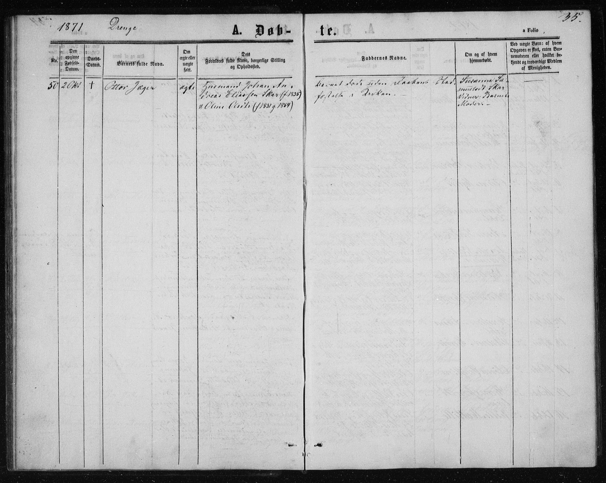 Ministerialprotokoller, klokkerbøker og fødselsregistre - Nordland, SAT/A-1459/834/L0505: Parish register (official) no. 834A03, 1862-1871, p. 35