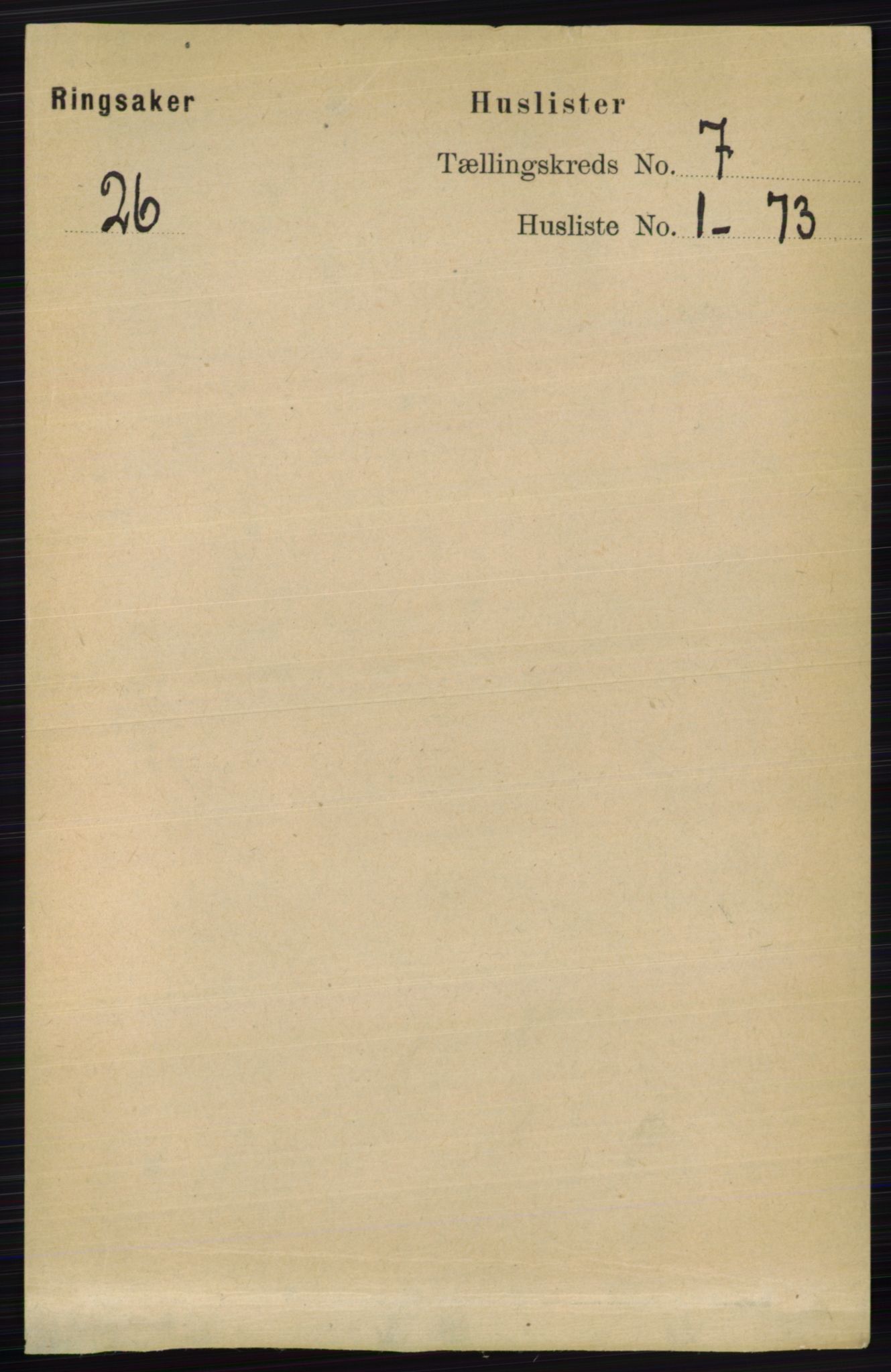 RA, 1891 census for 0412 Ringsaker, 1891, p. 3790