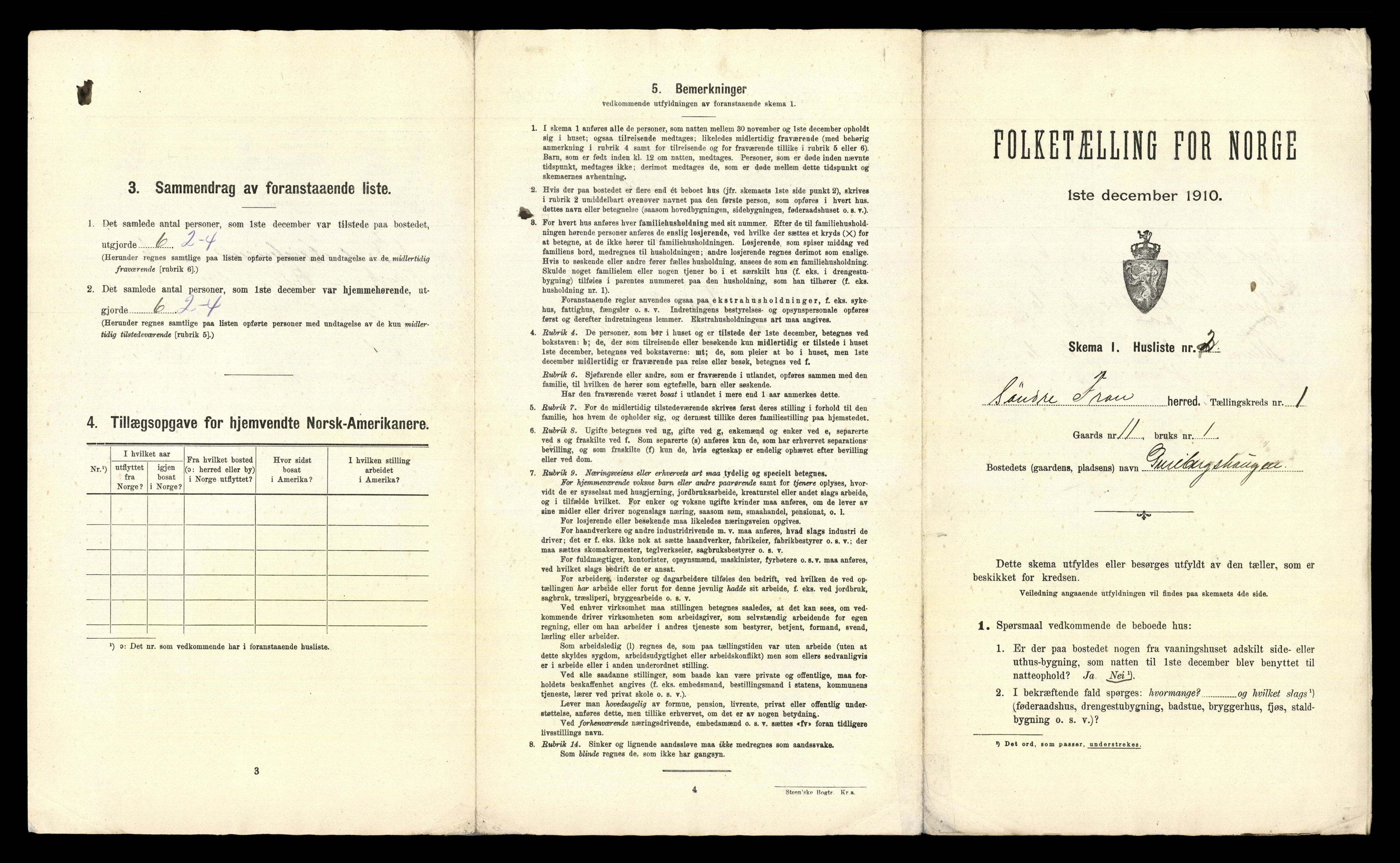 RA, 1910 census for Sør-Fron, 1910, p. 34