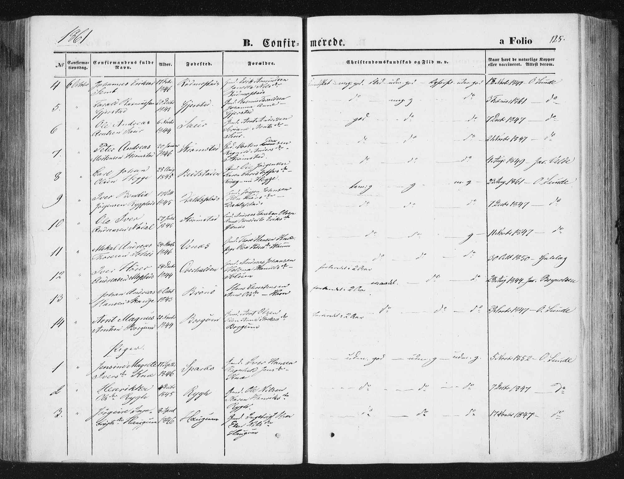 Ministerialprotokoller, klokkerbøker og fødselsregistre - Nord-Trøndelag, AV/SAT-A-1458/746/L0447: Parish register (official) no. 746A06, 1860-1877, p. 125