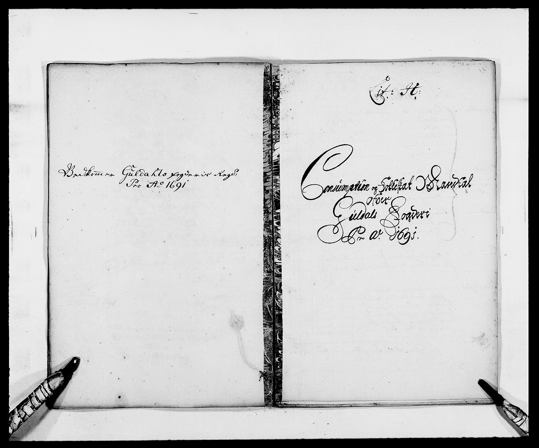 Rentekammeret inntil 1814, Reviderte regnskaper, Fogderegnskap, RA/EA-4092/R59/L3941: Fogderegnskap Gauldal, 1691, p. 109