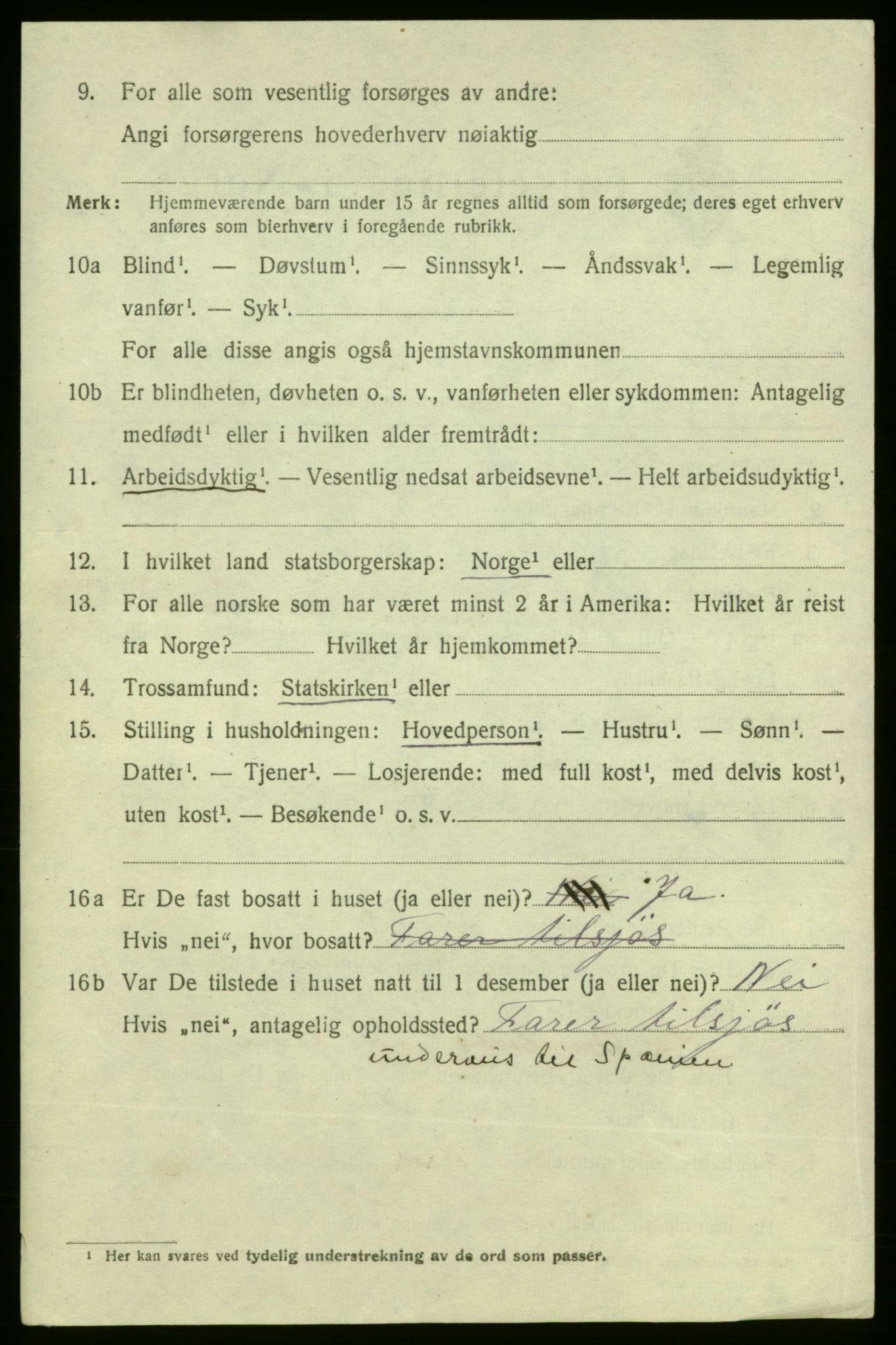 SAO, 1920 census for Fredrikshald, 1920, p. 8067