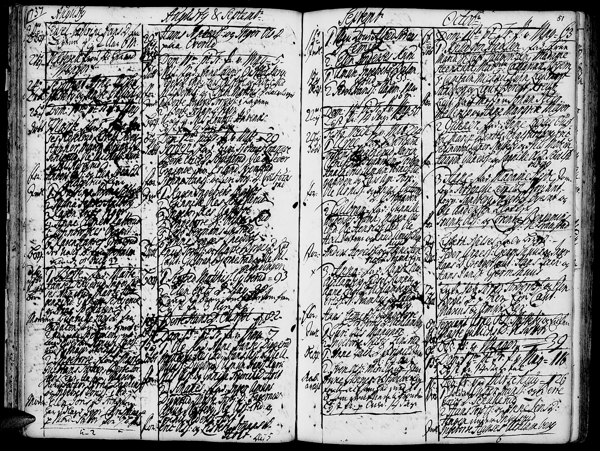 Vinger prestekontor, AV/SAH-PREST-024/H/Ha/Haa/L0002: Parish register (official) no. 2, 1730-1751, p. 51