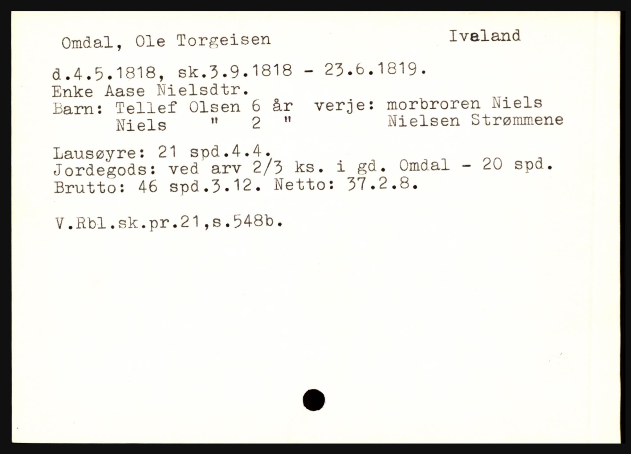Setesdal sorenskriveri, SAK/1221-0011/H, p. 13099