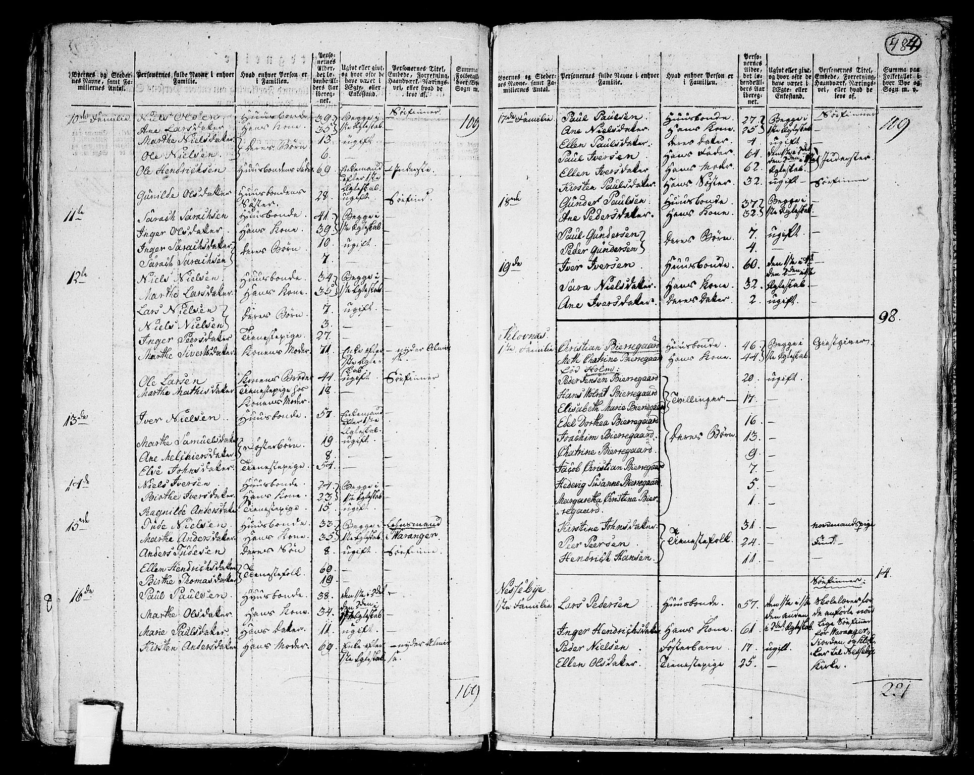 RA, 1801 census for 2003P Vadsø, 1801, p. 483b-484a