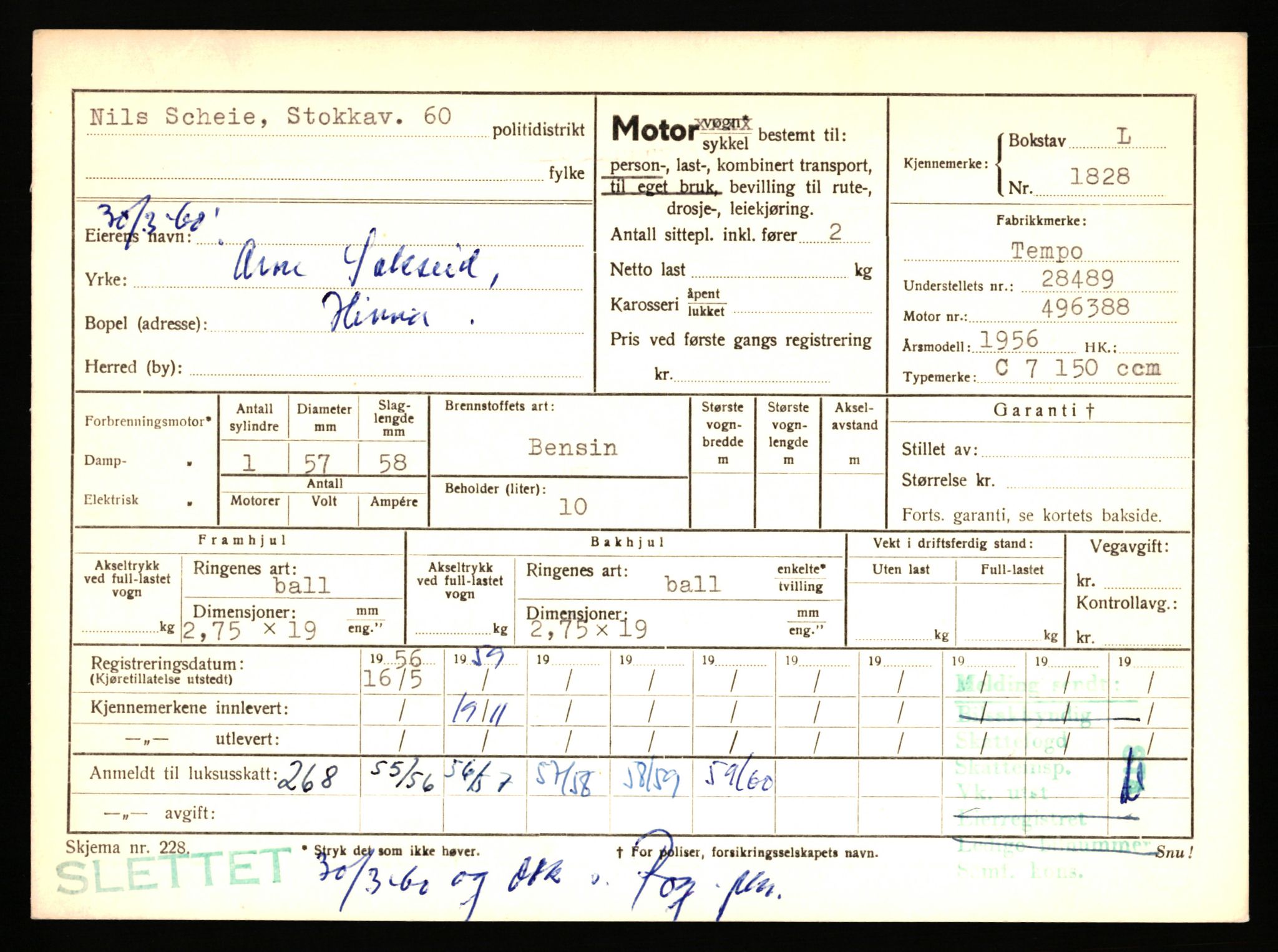 Stavanger trafikkstasjon, AV/SAST-A-101942/0/F/L0006: L-1700 - L-2149, 1930-1971, p. 563