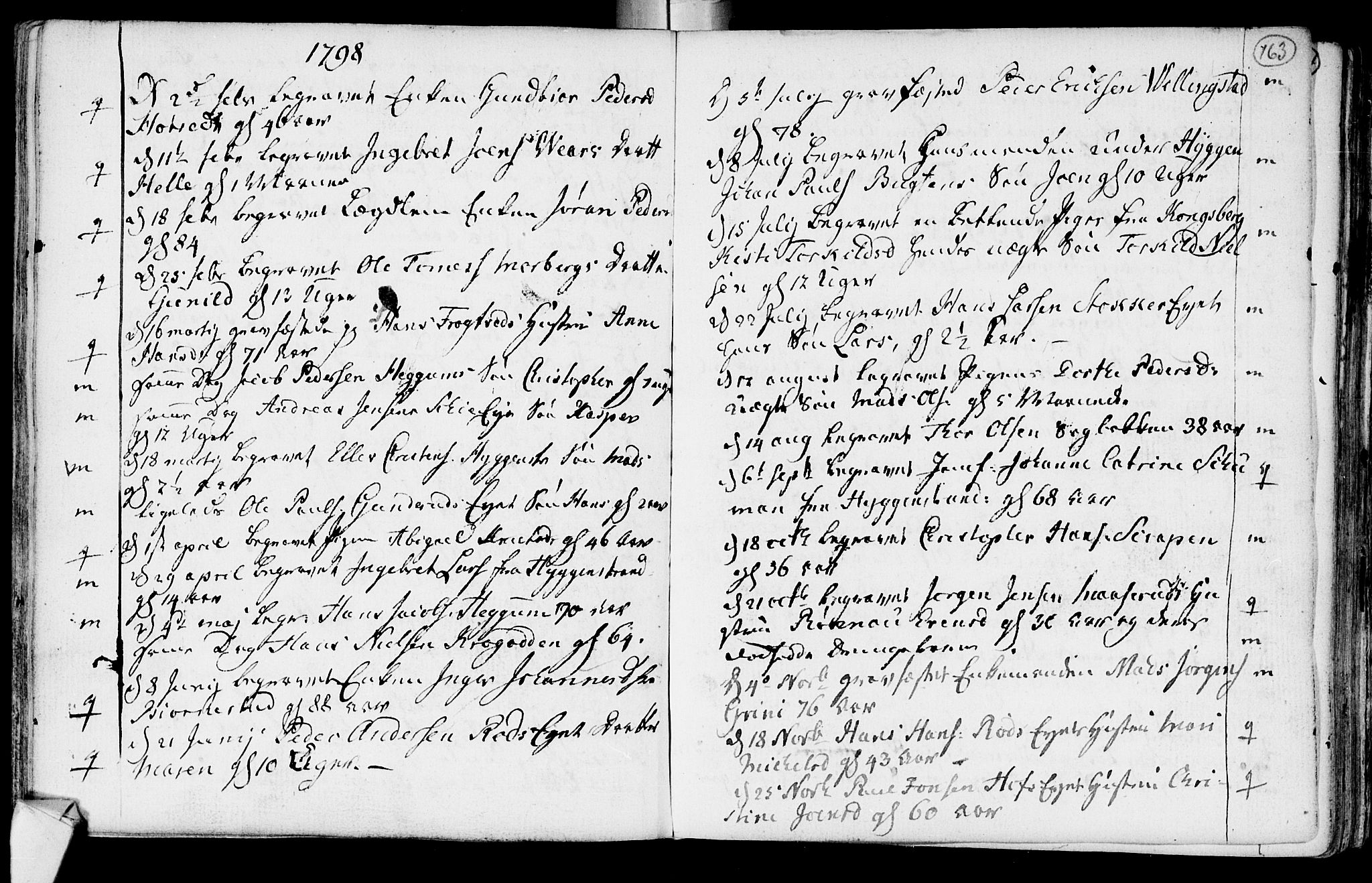 Røyken kirkebøker, AV/SAKO-A-241/F/Fa/L0003: Parish register (official) no. 3, 1782-1813, p. 163