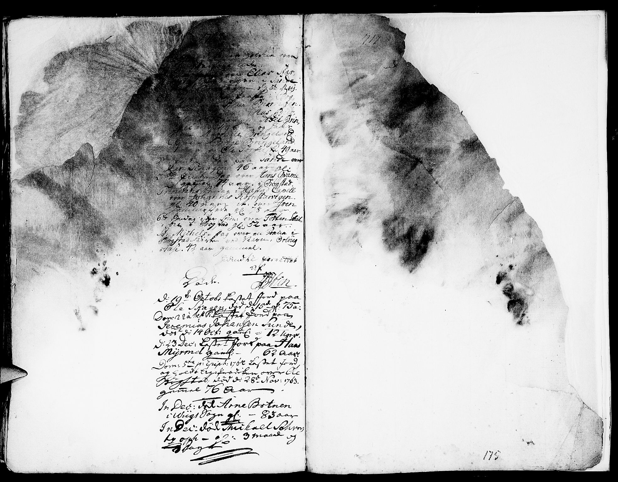Gaular sokneprestembete, SAB/A-80001/H/Haa: Parish register (official) no. A 1, 1755-1785, p. 175