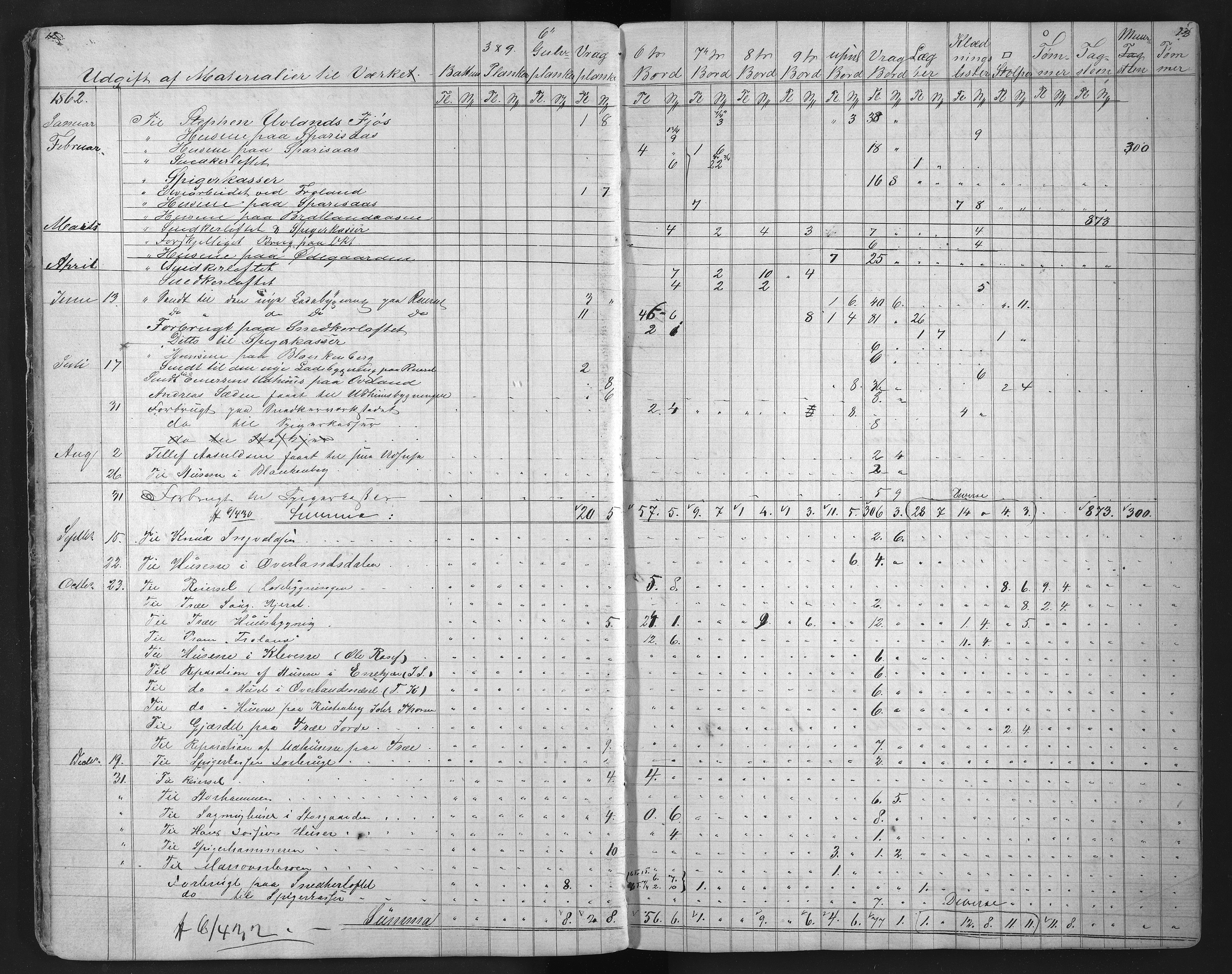 Froland Verk, AAKS/DA-1023/1/01/L0021: Memorial og ordinationsjournal, 1861-1872, p. 12-13