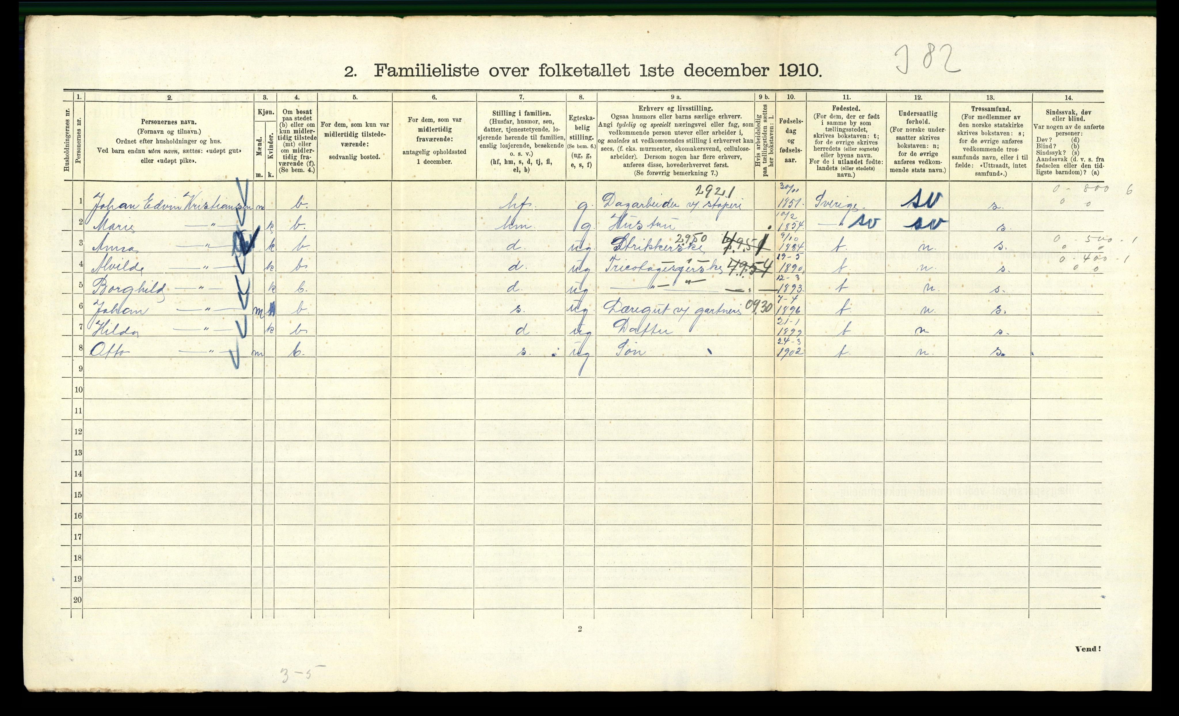 RA, 1910 census for Kristiania, 1910, p. 117946