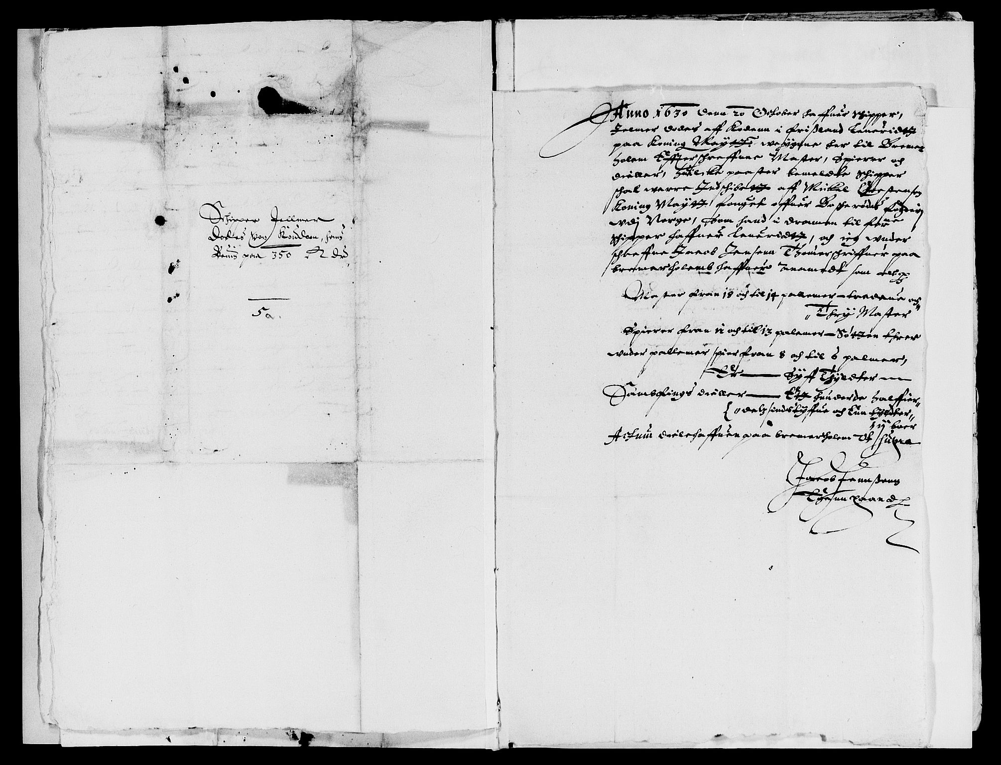 Rentekammeret inntil 1814, Reviderte regnskaper, Lensregnskaper, AV/RA-EA-5023/R/Rb/Rba/L0101: Akershus len, 1630-1631