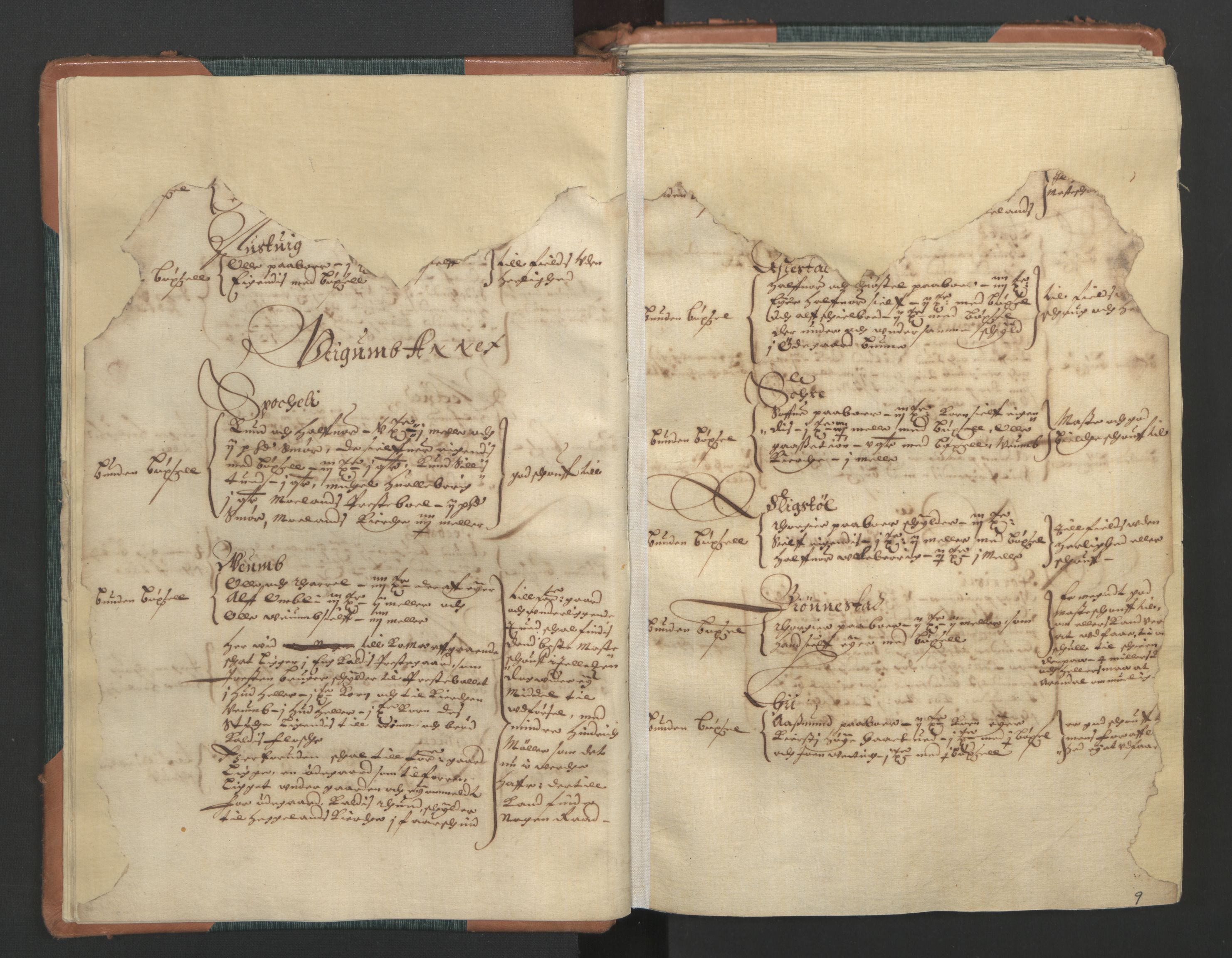 Rentekammeret inntil 1814, Realistisk ordnet avdeling, AV/RA-EA-4070/L/L0017: Skien lagdømme. Alminnelig jordebok for Telemark, Bamble og Numedal, 1661, p. 8b-9a