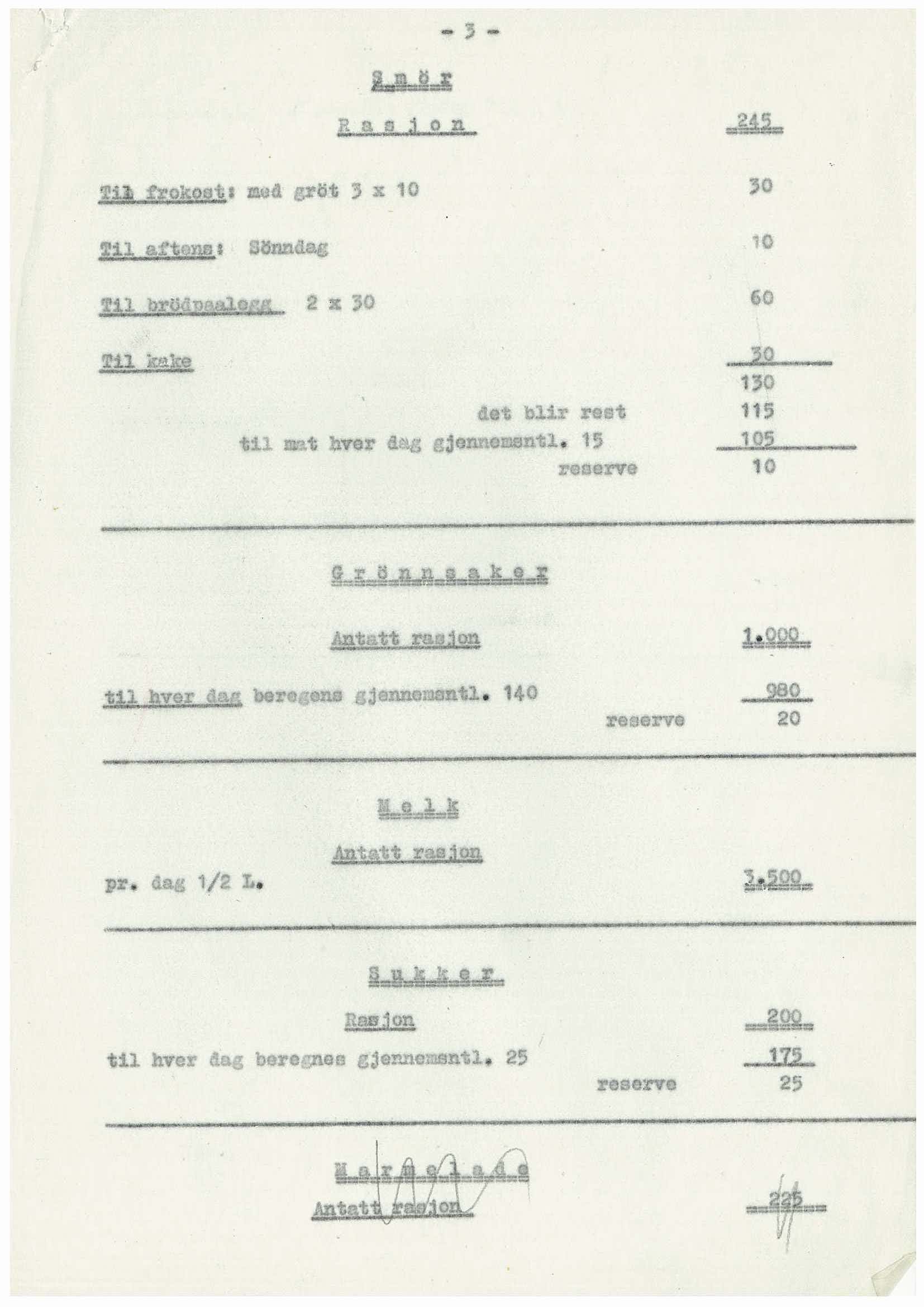 Tyske arkiver, Reichskommissariat, RA/RAFA-2174/E/Ec/Ecf/L0023/0018: Skriv, forordninger og sirkulærer / Diverse vedr. matoppskrifter, 1940-1945, p. 3