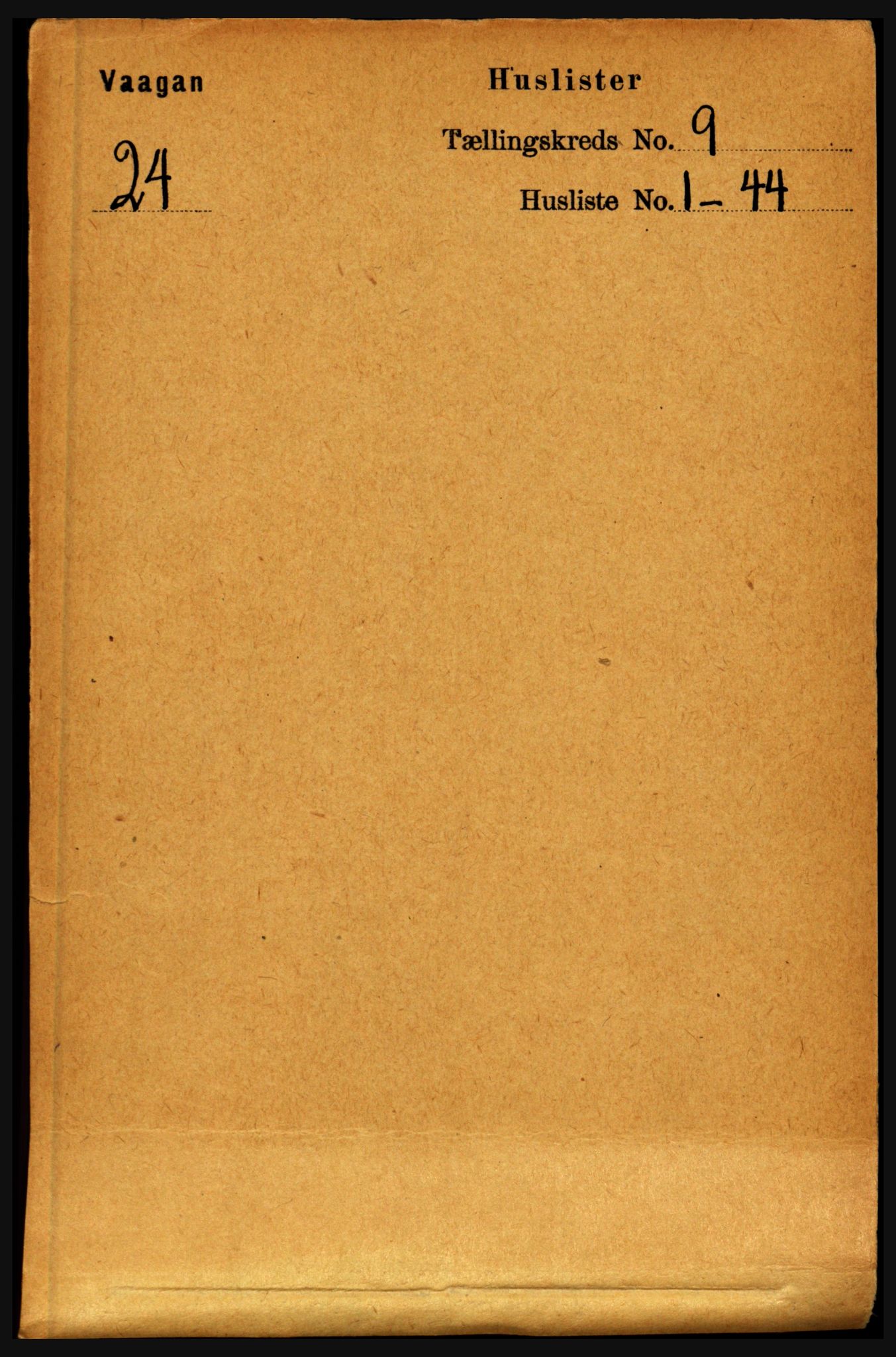 RA, 1891 census for 1865 Vågan, 1891, p. 2215