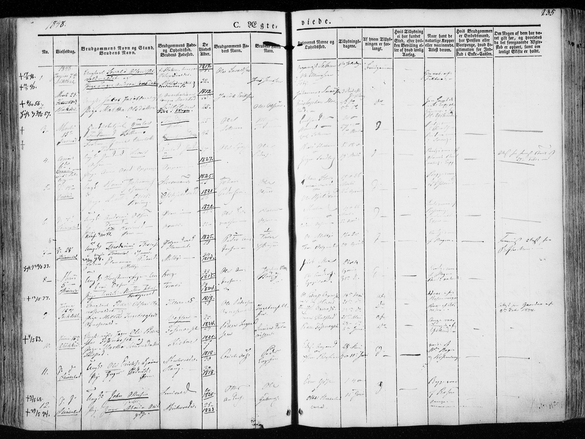 Ministerialprotokoller, klokkerbøker og fødselsregistre - Nord-Trøndelag, SAT/A-1458/723/L0239: Parish register (official) no. 723A08, 1841-1851, p. 235
