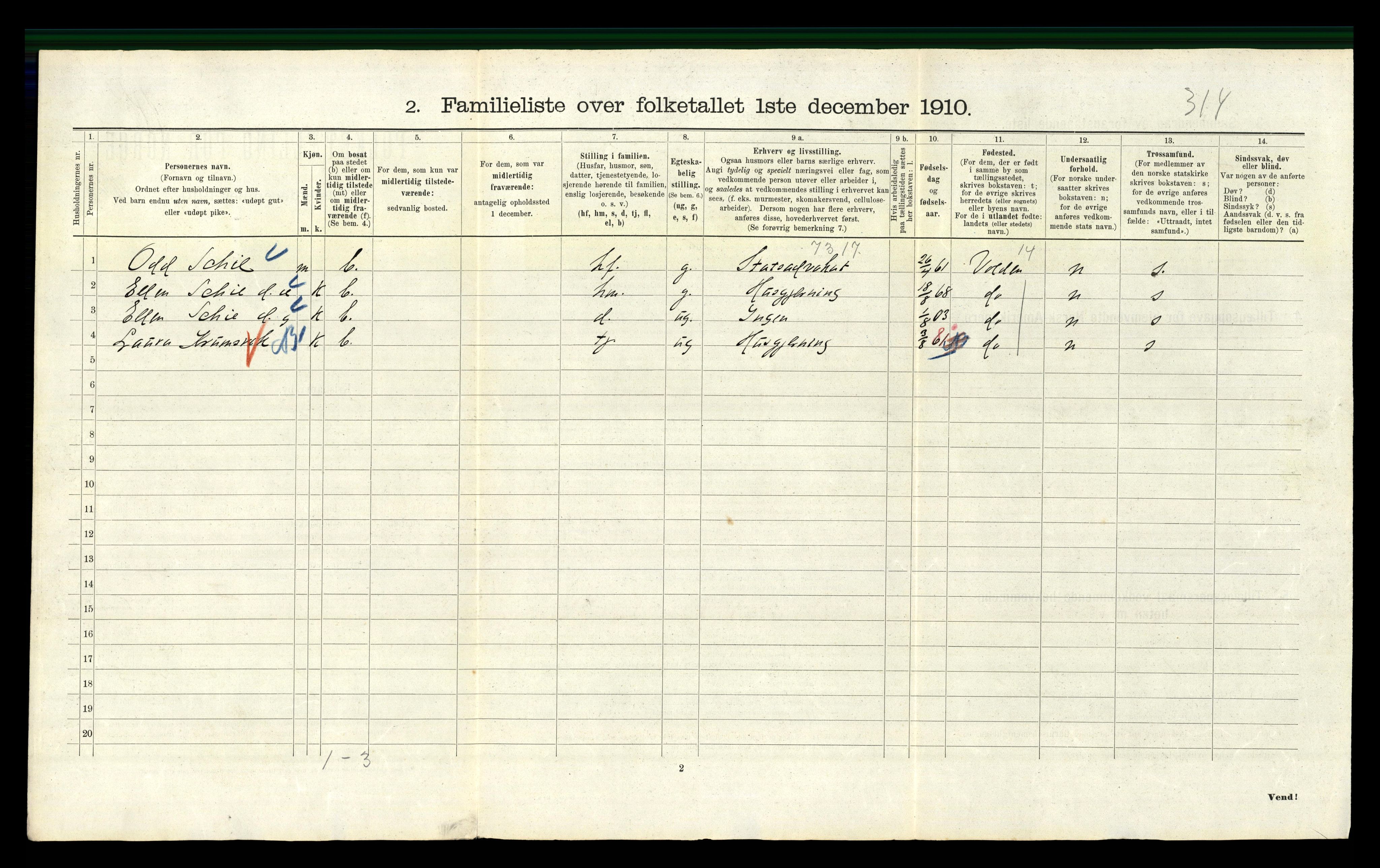 RA, 1910 census for Kristiania, 1910, p. 4472