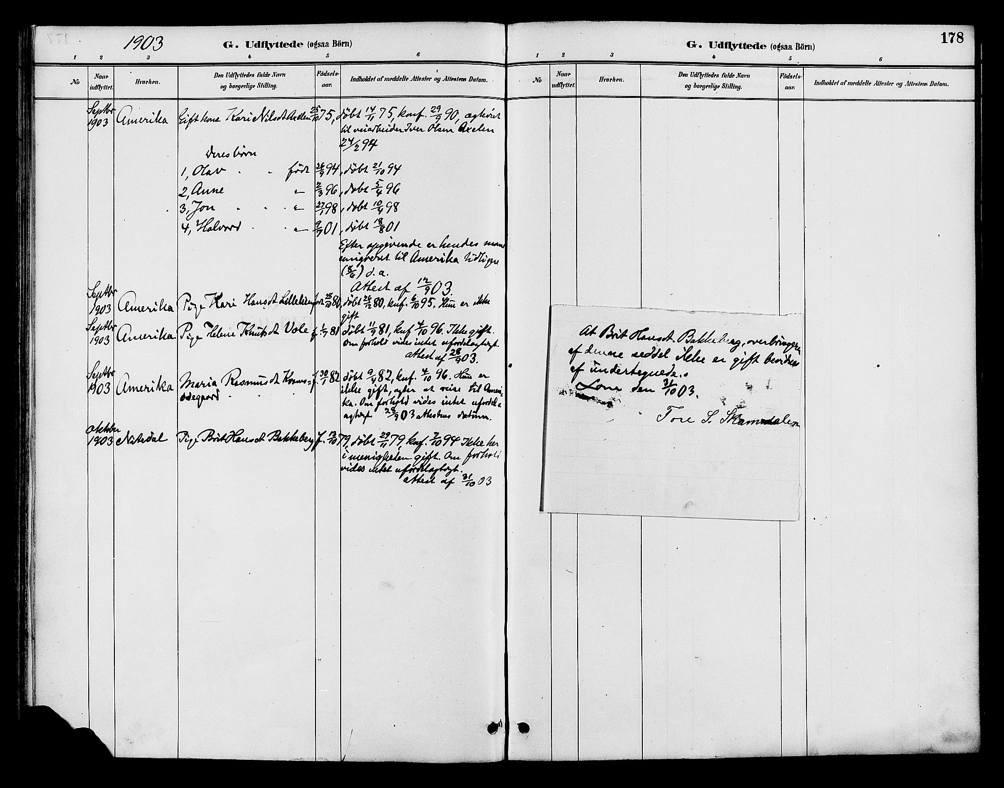 Lom prestekontor, SAH/PREST-070/K/L0008: Parish register (official) no. 8, 1885-1898, p. 178