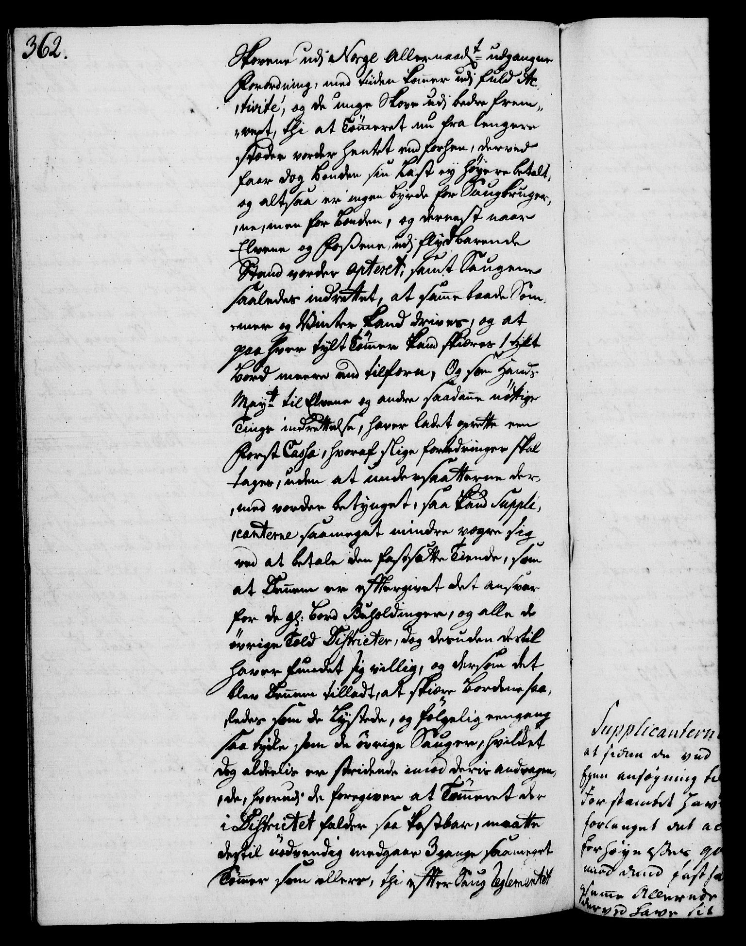 Rentekammeret, Kammerkanselliet, RA/EA-3111/G/Gh/Gha/L0025: Norsk ekstraktmemorialprotokoll (merket RK 53.70), 1743-1744, p. 362