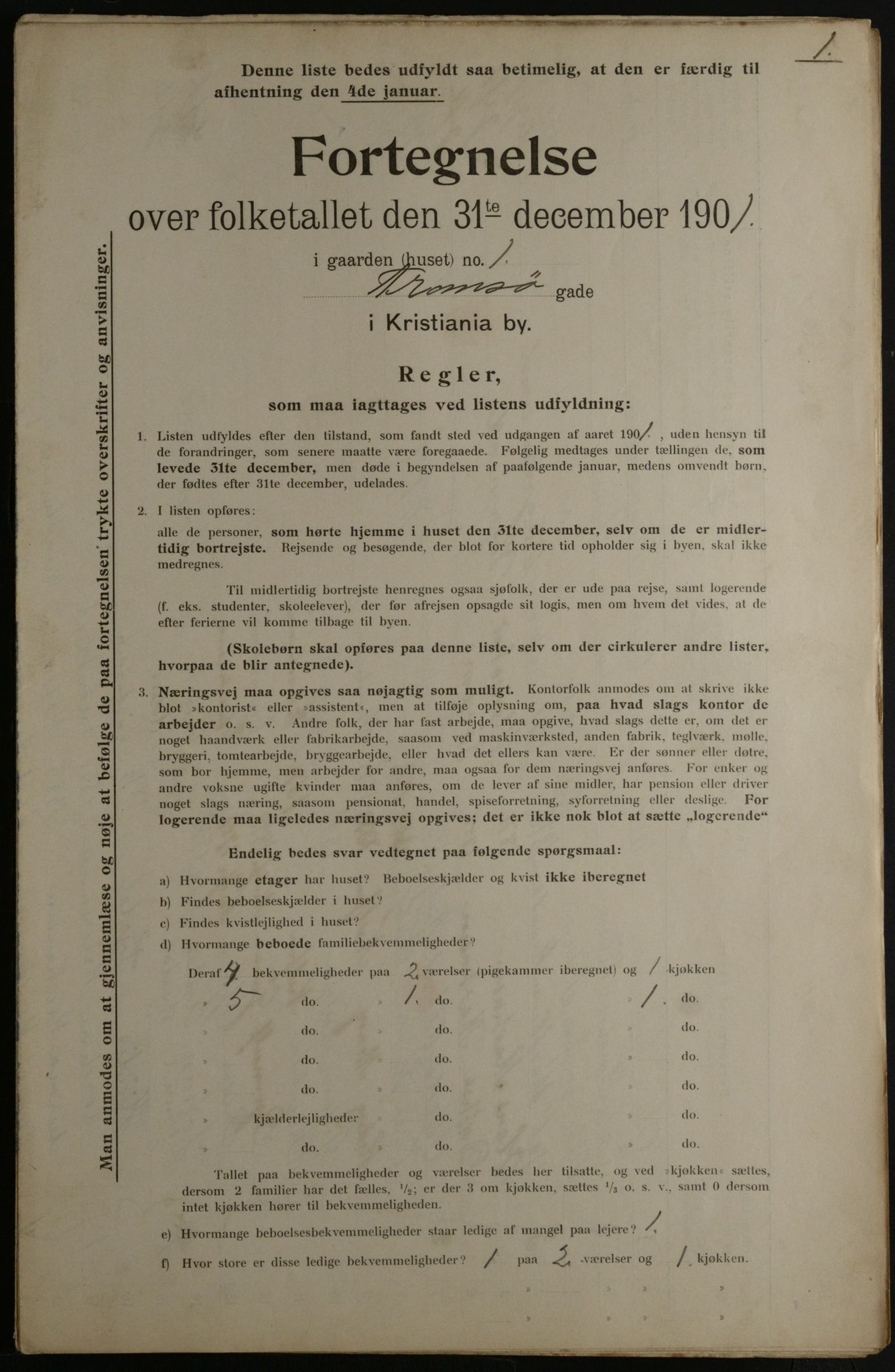 OBA, Municipal Census 1901 for Kristiania, 1901, p. 17746