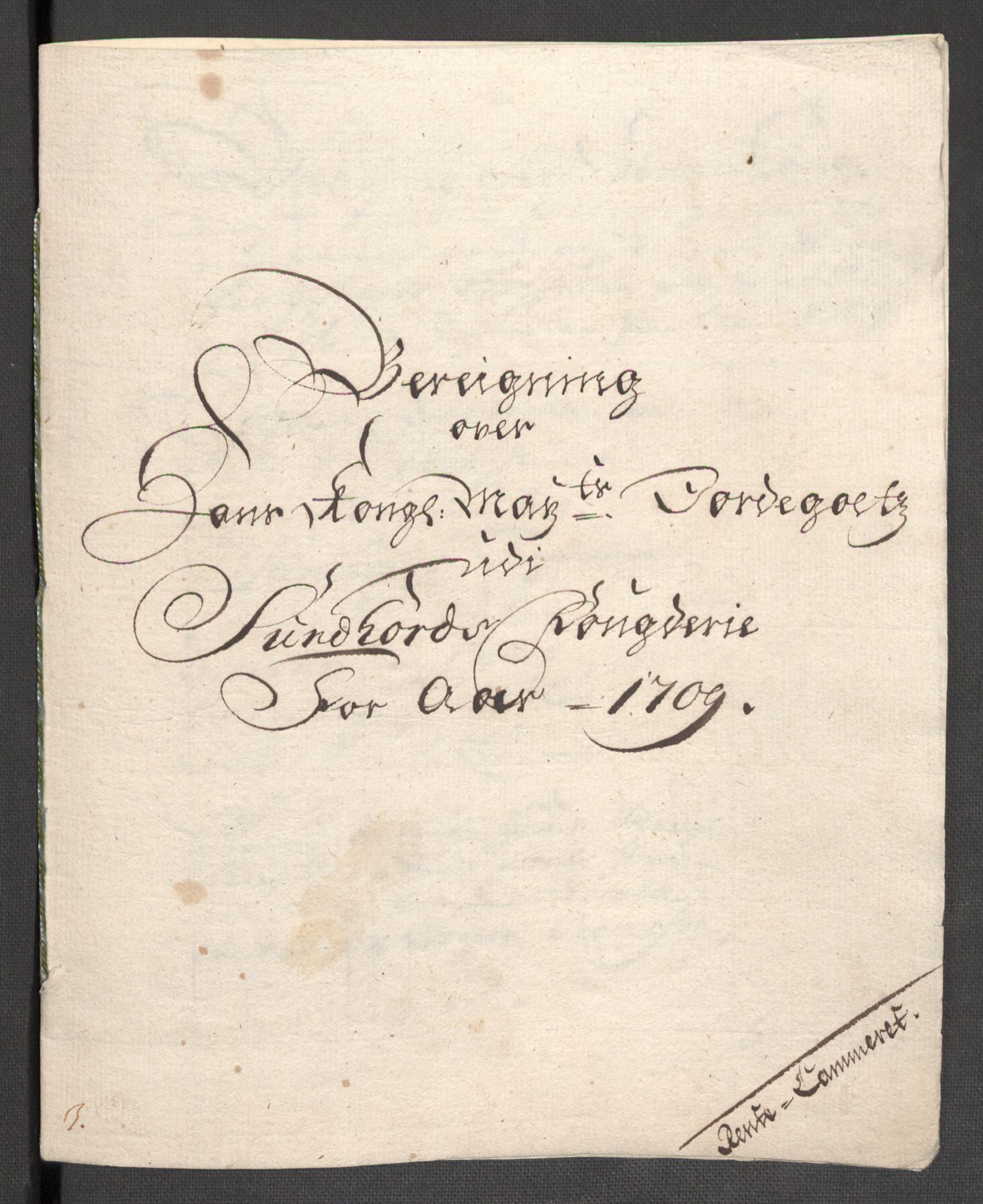 Rentekammeret inntil 1814, Reviderte regnskaper, Fogderegnskap, RA/EA-4092/R48/L2986: Fogderegnskap Sunnhordland og Hardanger, 1709-1710, p. 26