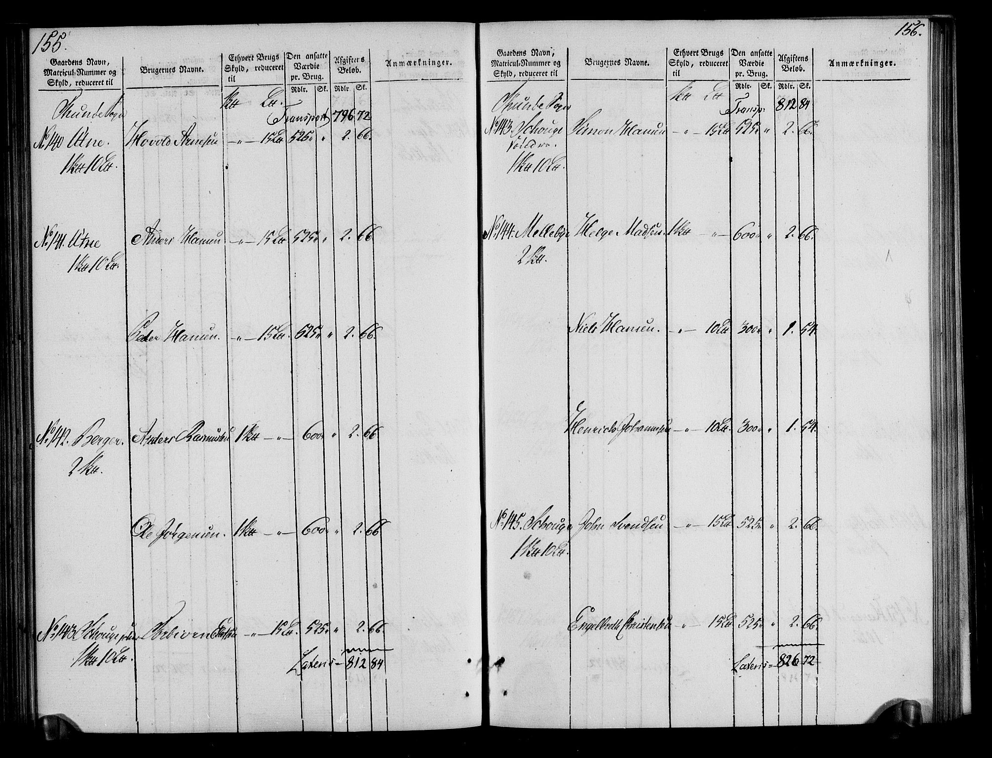 Rentekammeret inntil 1814, Realistisk ordnet avdeling, AV/RA-EA-4070/N/Ne/Nea/L0009: Moss, Tune og Veme fogderi. Oppebørselsregister, 1803-1804, p. 80