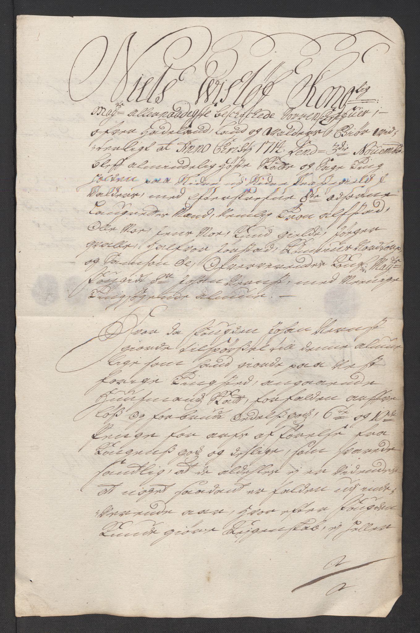 Rentekammeret inntil 1814, Reviderte regnskaper, Fogderegnskap, RA/EA-4092/R18/L1313: Fogderegnskap Hadeland, Toten og Valdres, 1714, p. 5
