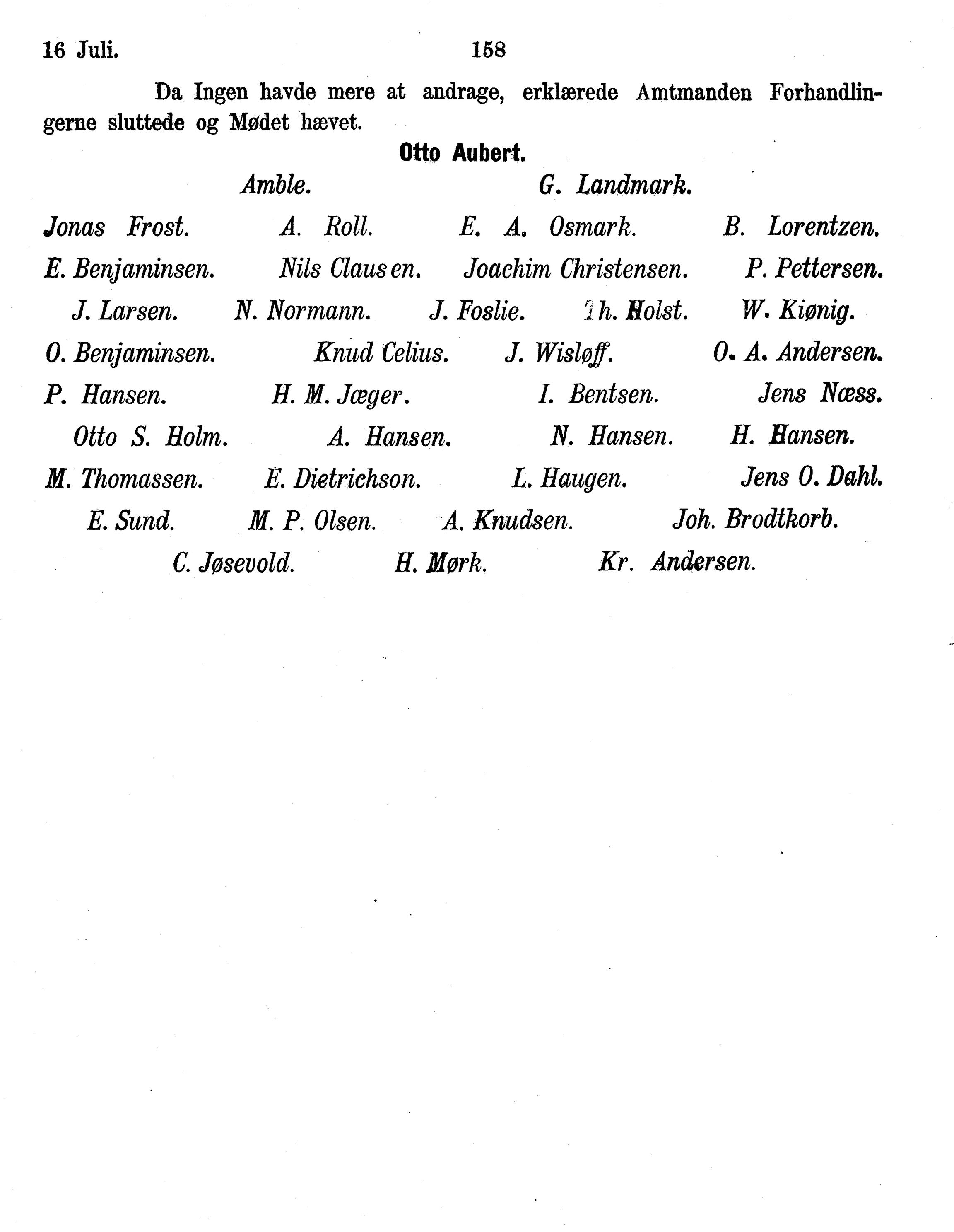 Nordland Fylkeskommune. Fylkestinget, AIN/NFK-17/176/A/Ac/L0014: Fylkestingsforhandlinger 1881-1885, 1881-1885