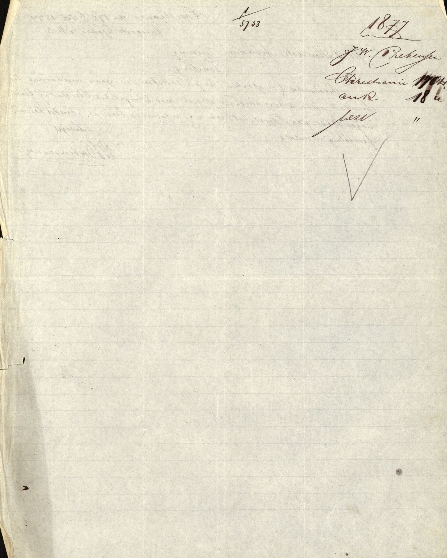 Pa 63 - Østlandske skibsassuranceforening, VEMU/A-1079/G/Ga/L0009/0018: Havaridokumenter / Constantia, 1877