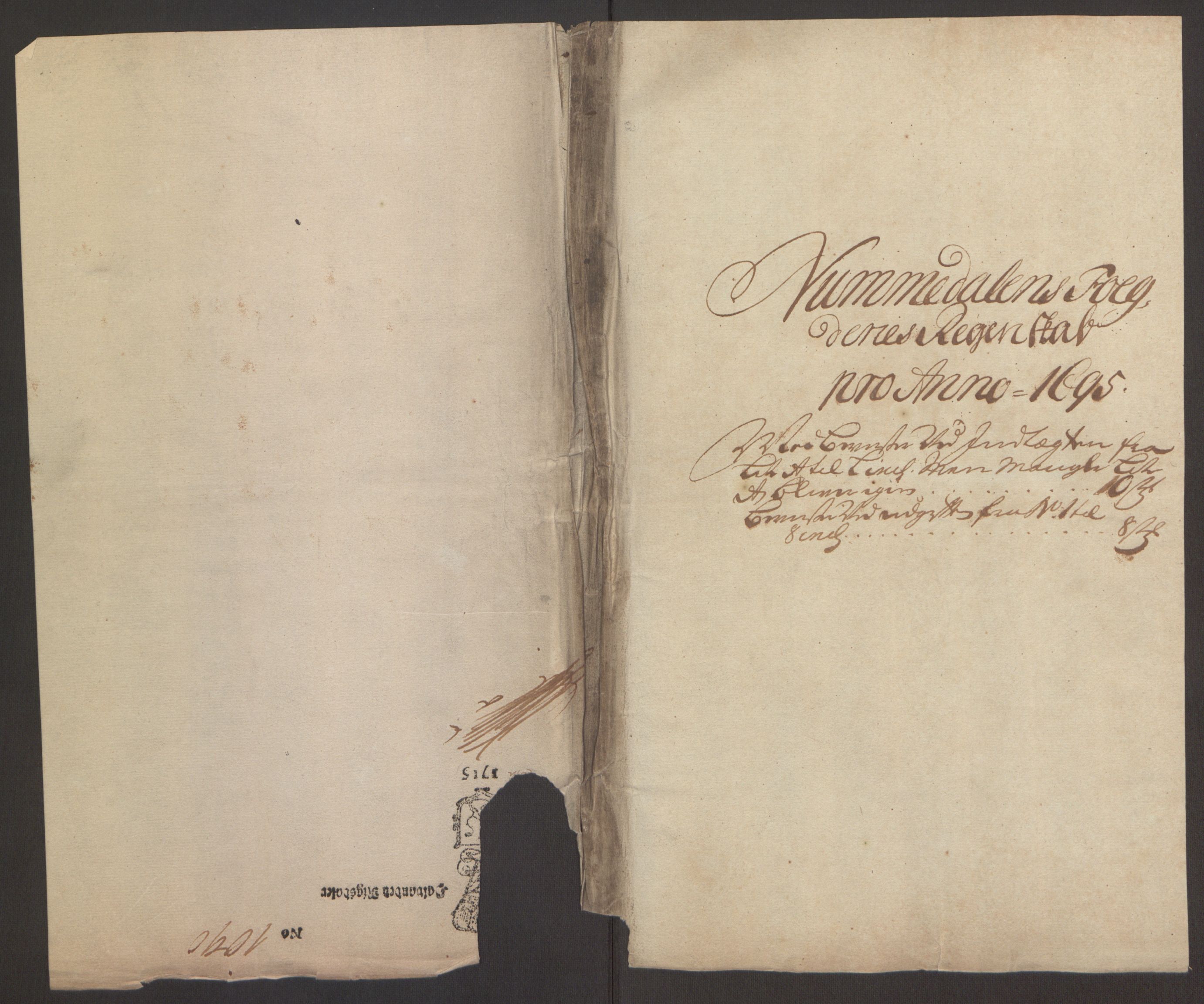 Rentekammeret inntil 1814, Reviderte regnskaper, Fogderegnskap, AV/RA-EA-4092/R64/L4424: Fogderegnskap Namdal, 1692-1695, p. 451