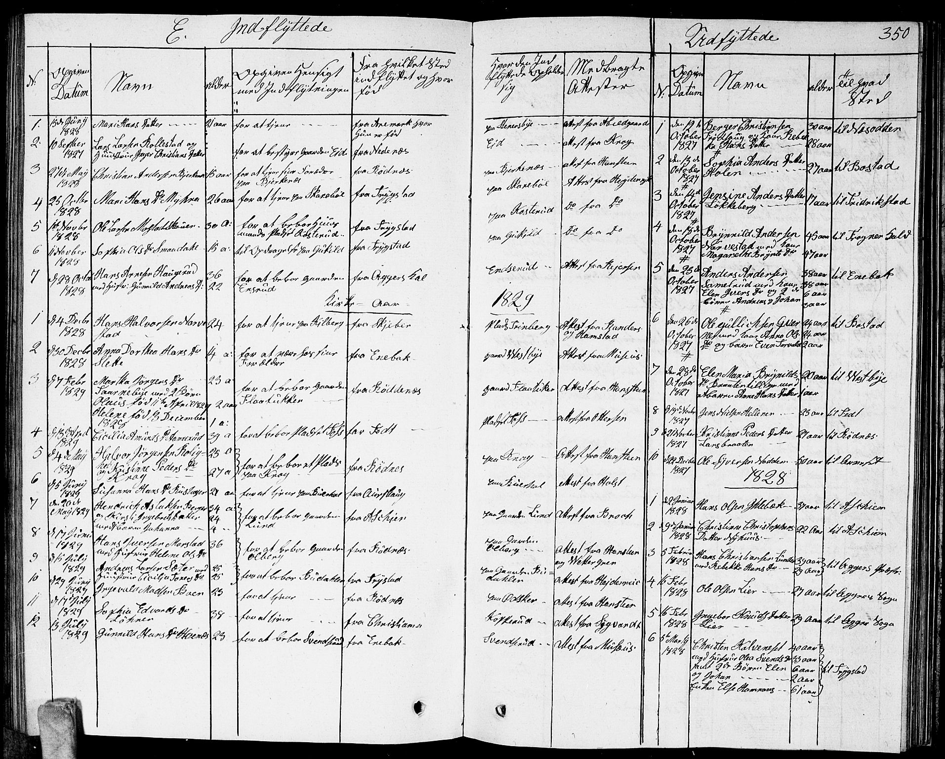 Høland prestekontor Kirkebøker, SAO/A-10346a/G/Ga/L0002: Parish register (copy) no. I 2, 1827-1845, p. 350