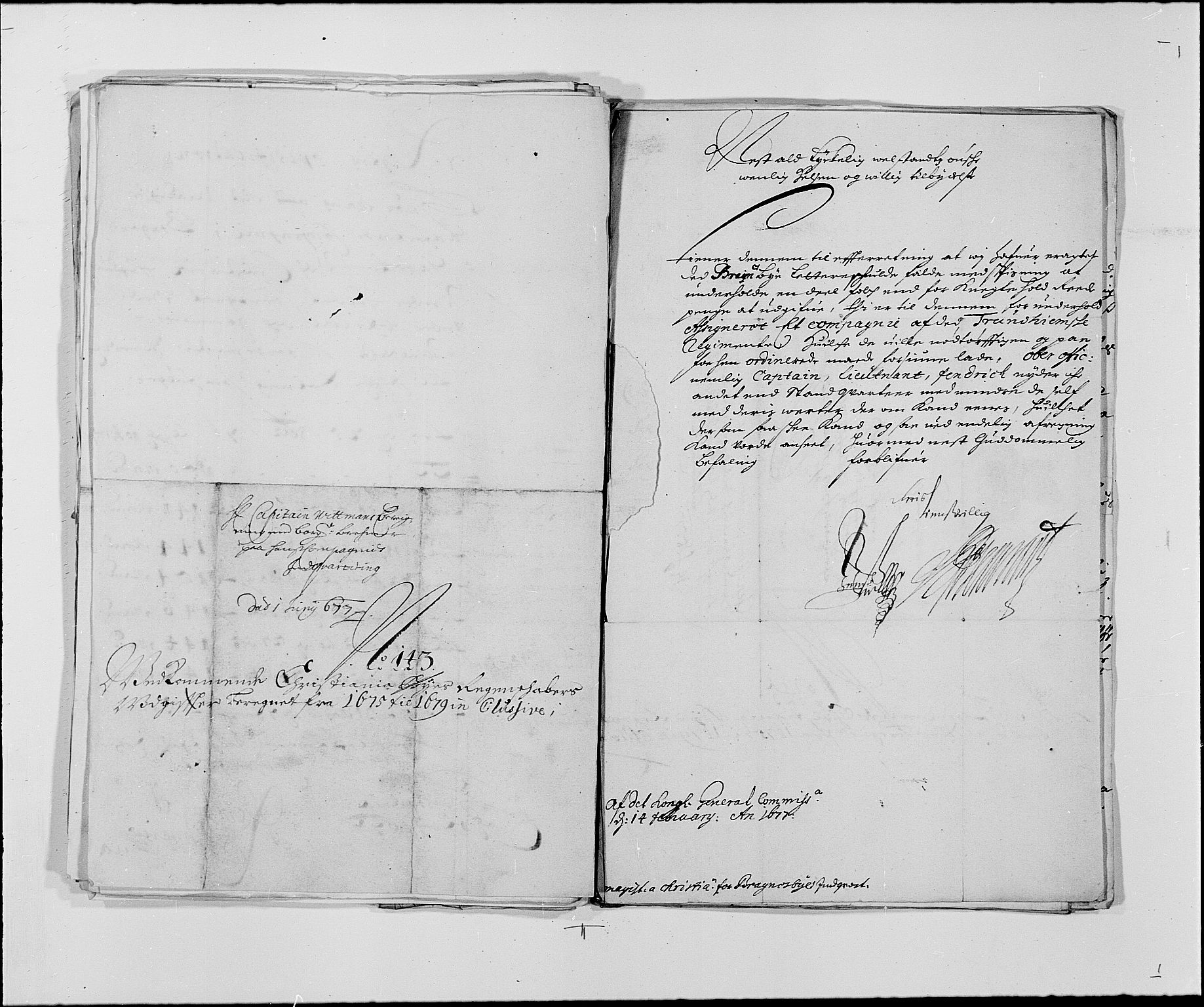 Rentekammeret inntil 1814, Reviderte regnskaper, Byregnskaper, RA/EA-4066/R/Re/L0058: [E3] Kontribusjonsregnskap (med Bragernes og Strømsø), 1675-1679, p. 383