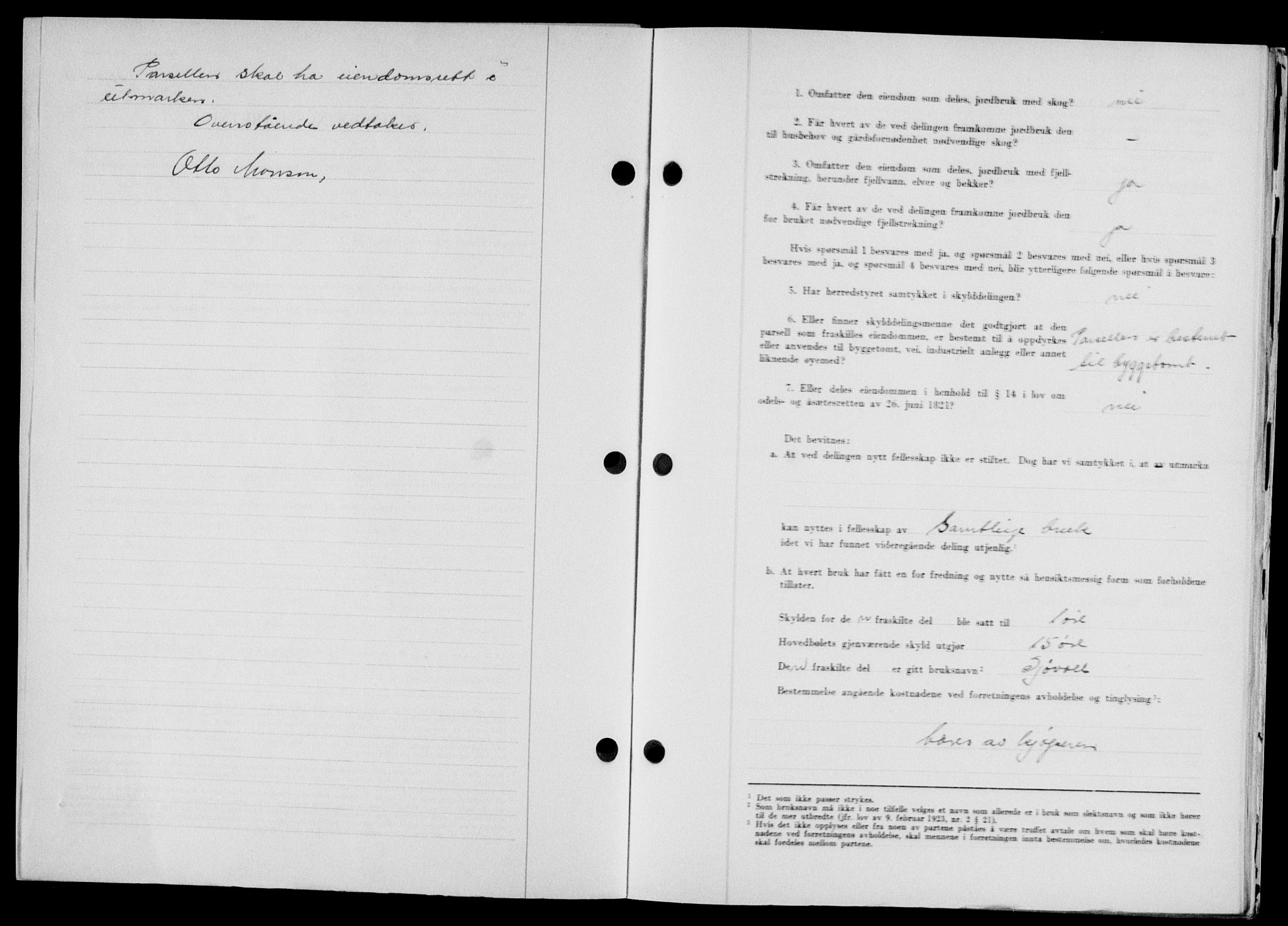 Lofoten sorenskriveri, SAT/A-0017/1/2/2C/L0019a: Mortgage book no. 19a, 1948-1948, Diary no: : 2518/1948