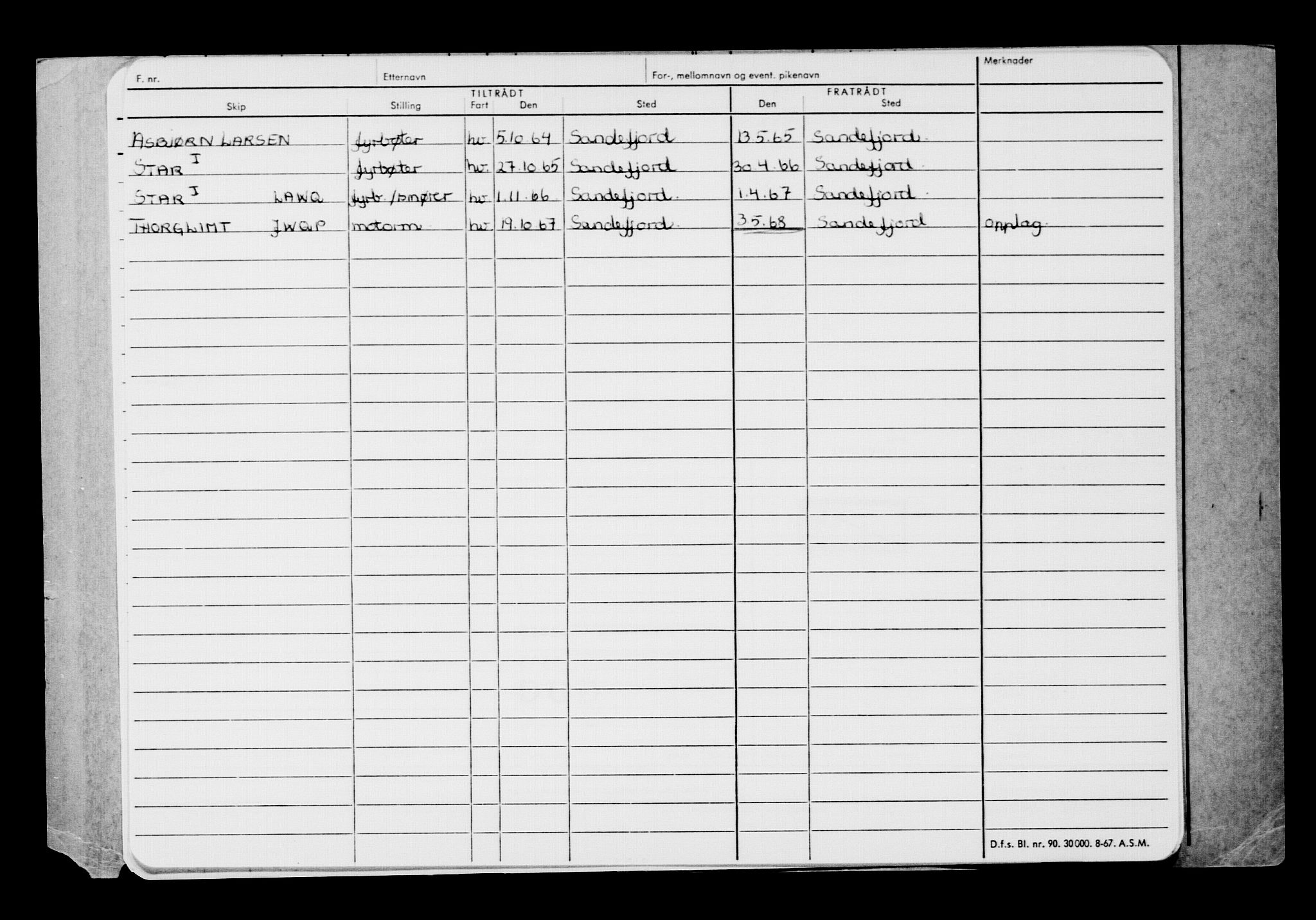 Direktoratet for sjømenn, AV/RA-S-3545/G/Gb/L0152: Hovedkort, 1917, p. 774