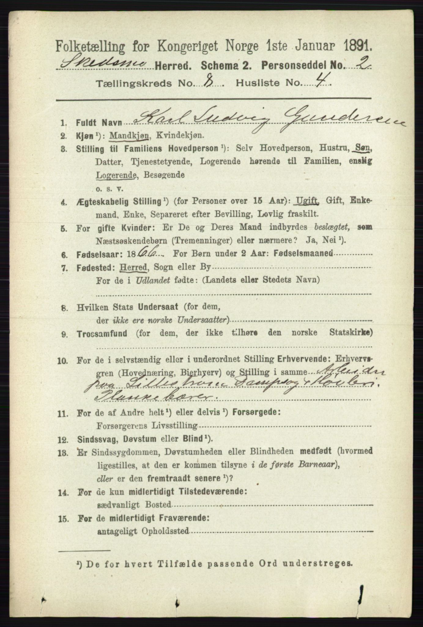 RA, 1891 census for 0231 Skedsmo, 1891, p. 4055