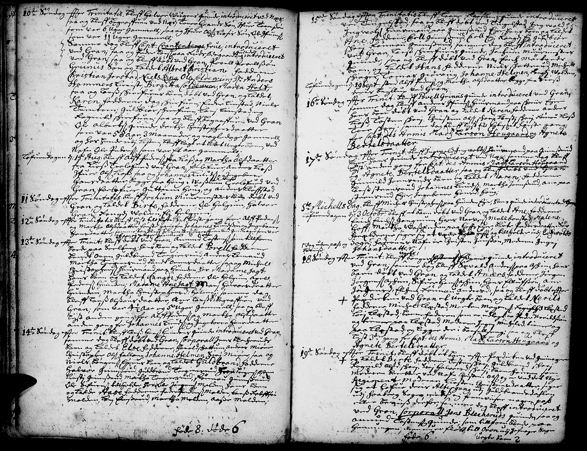 Gran prestekontor, AV/SAH-PREST-112/H/Ha/Haa/L0001: Parish register (official) no. 1, 1707-1731, p. 35