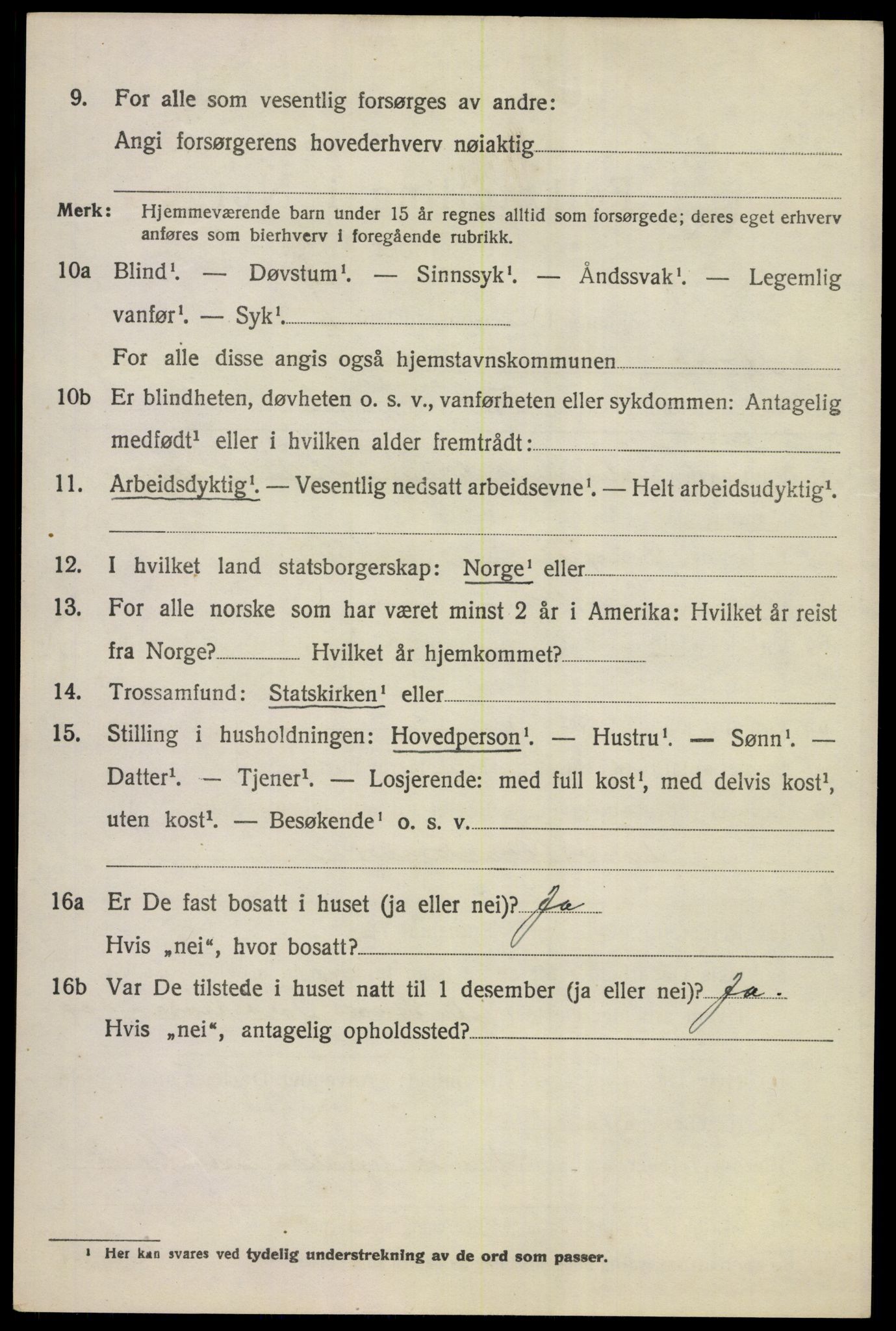 SAKO, 1920 census for Ådal, 1920, p. 2773