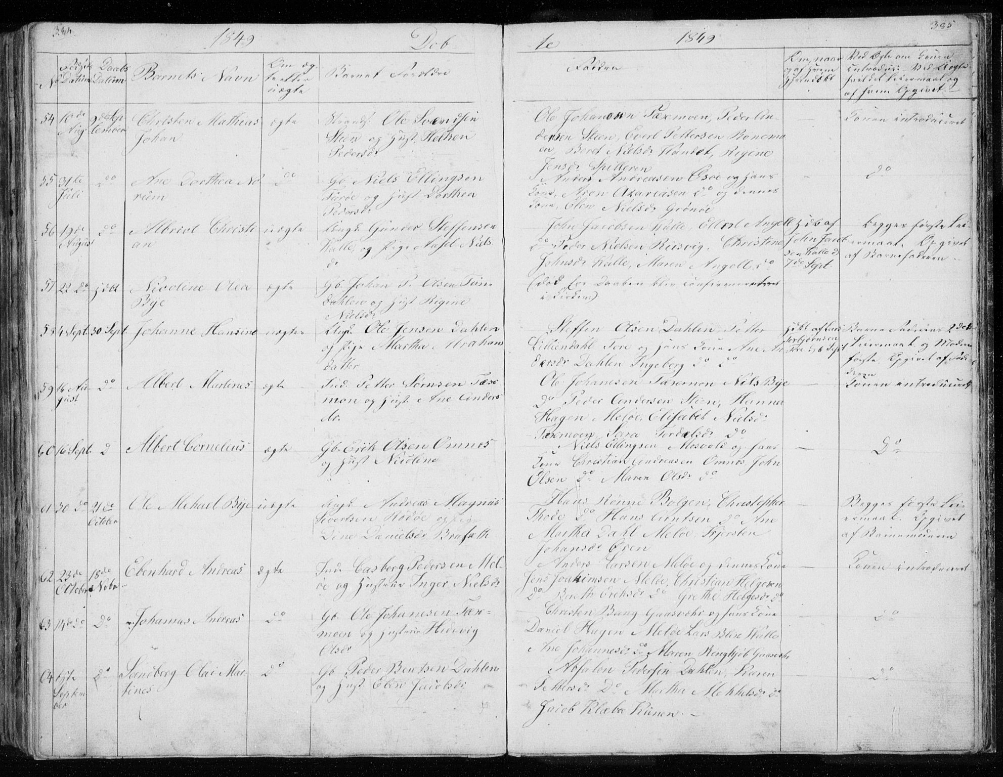 Ministerialprotokoller, klokkerbøker og fødselsregistre - Nordland, SAT/A-1459/843/L0632: Parish register (copy) no. 843C01, 1833-1853, p. 384-385