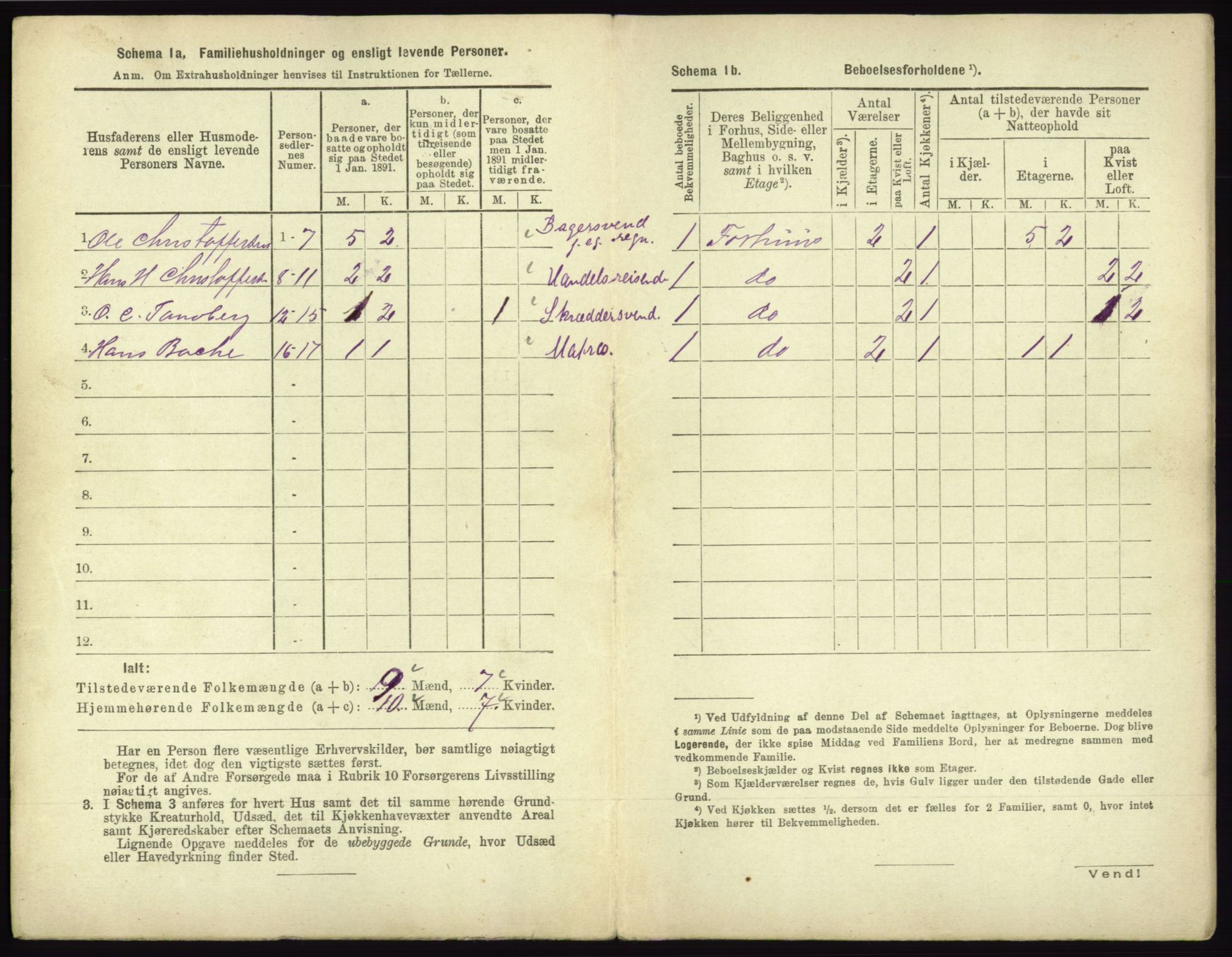 RA, 1891 census for 0602 Drammen, 1891, p. 1392