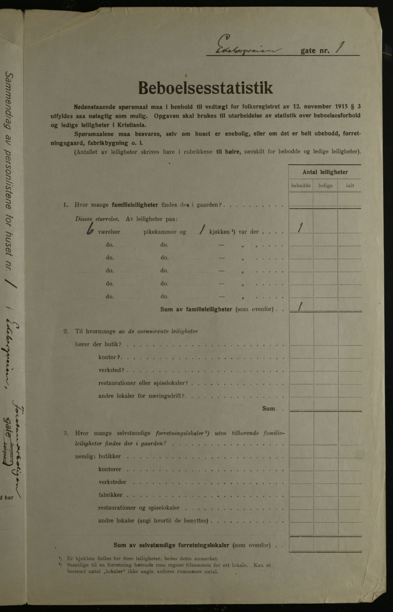 OBA, Municipal Census 1923 for Kristiania, 1923, p. 22412