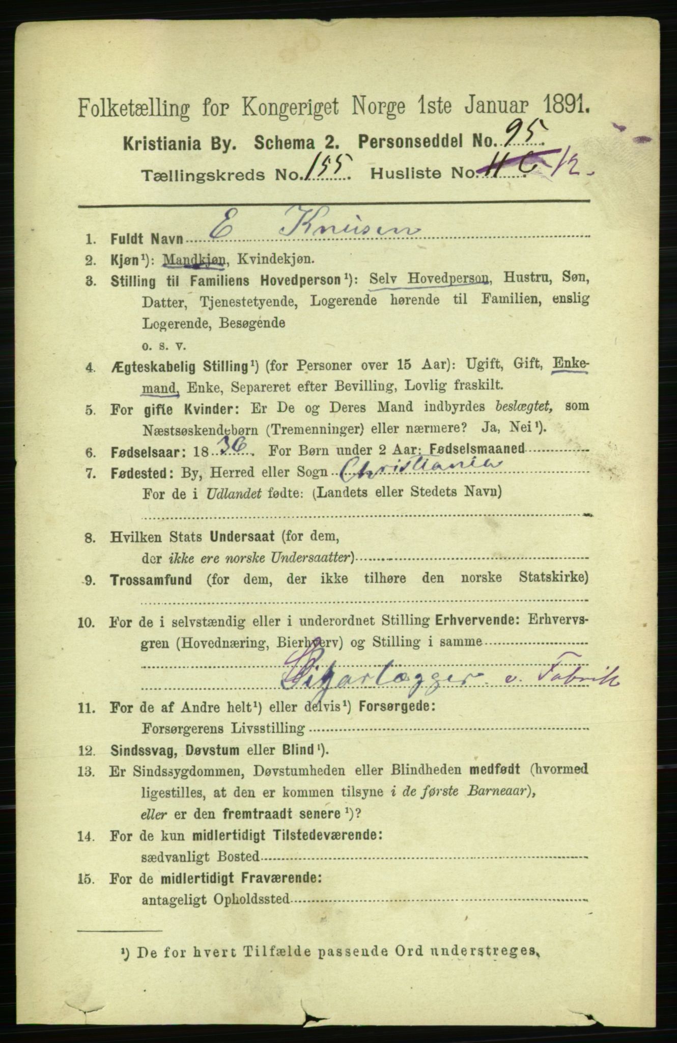 RA, 1891 census for 0301 Kristiania, 1891, p. 88683