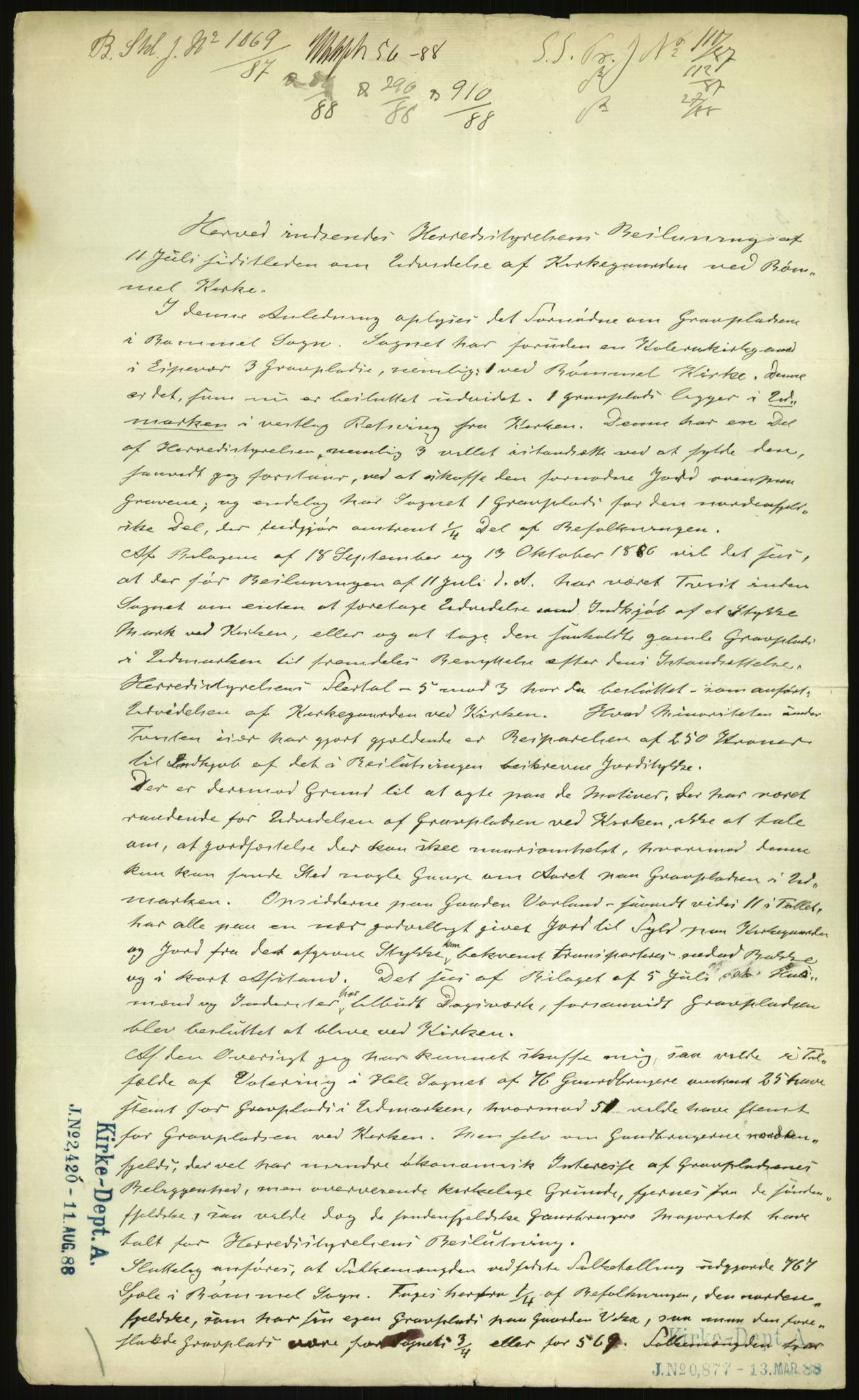 Kirke- og undervisningsdepartementet, Kontoret  for kirke og geistlighet A, AV/RA-S-1007/F/Fb/L0024: Finnås (gml. Føyen) - Fiskum se Eiker, 1838-1961, p. 741