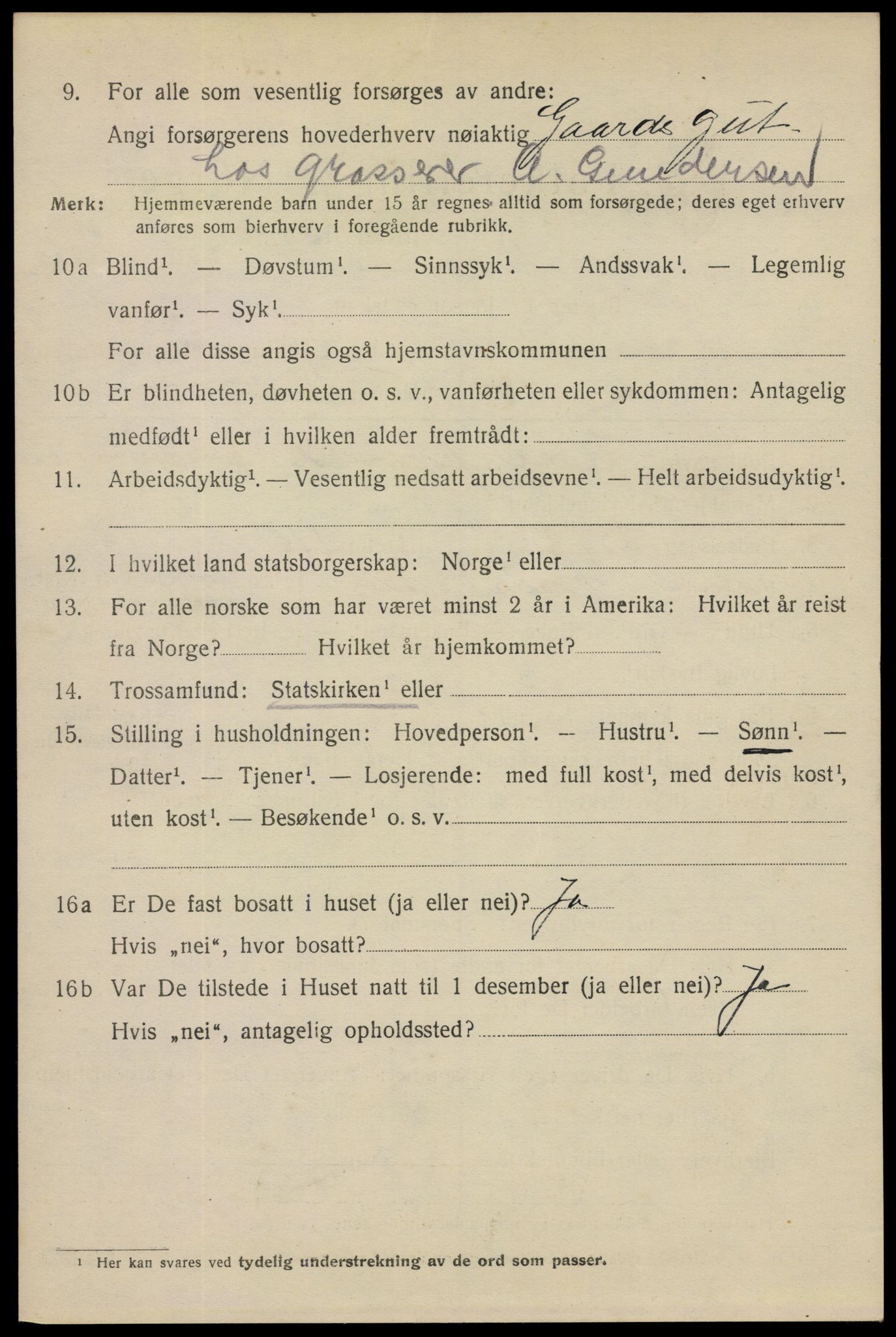 SAO, 1920 census for Fredrikstad, 1920, p. 39218