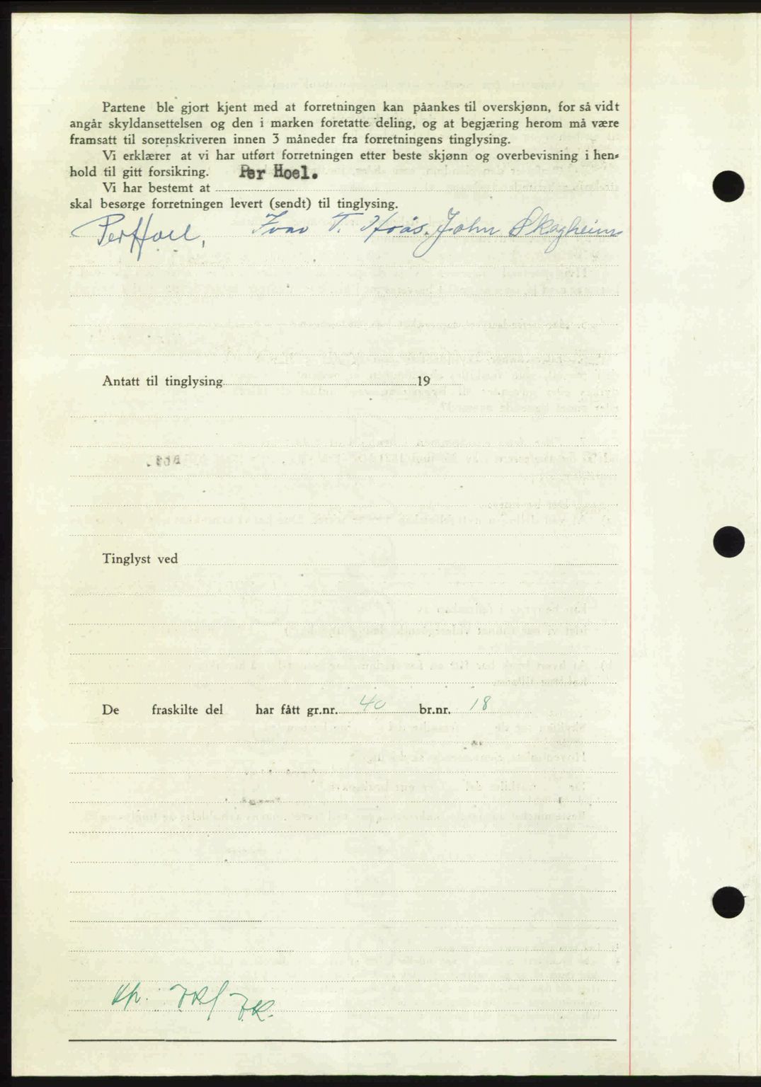 Nordmøre sorenskriveri, AV/SAT-A-4132/1/2/2Ca: Mortgage book no. A117, 1950-1950, Diary no: : 3889/1950