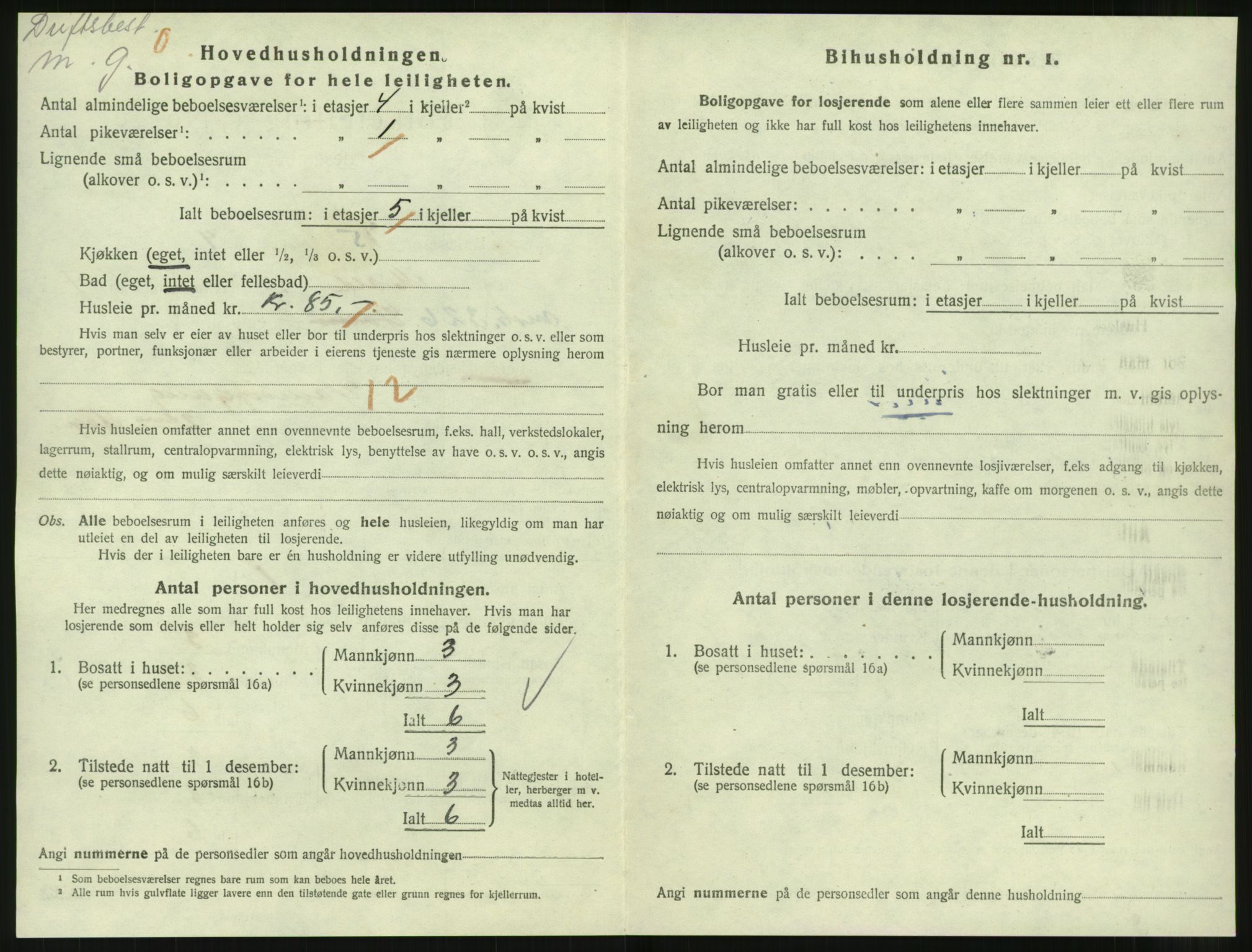 SAT, 1920 census for Molde, 1920, p. 1734