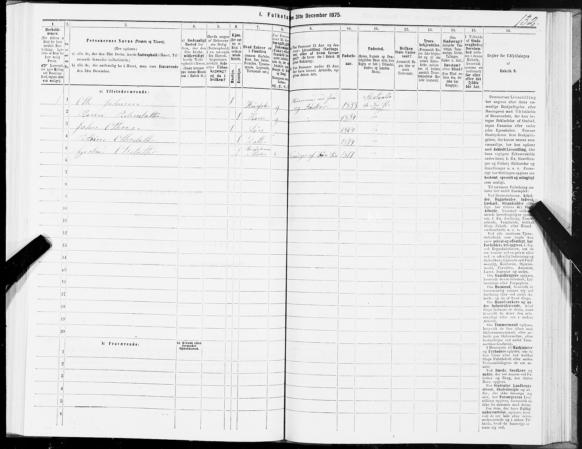 SAT, 1875 census for 1714P Nedre Stjørdal, 1875, p. 2132