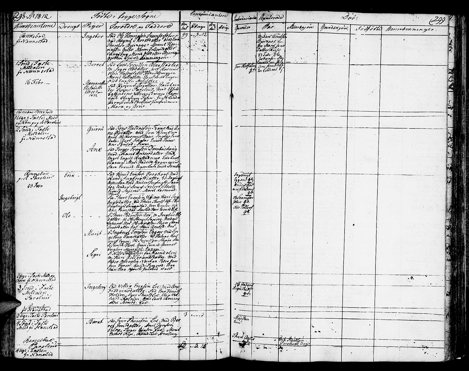 Ministerialprotokoller, klokkerbøker og fødselsregistre - Sør-Trøndelag, SAT/A-1456/672/L0852: Parish register (official) no. 672A05, 1776-1815, p. 298-299